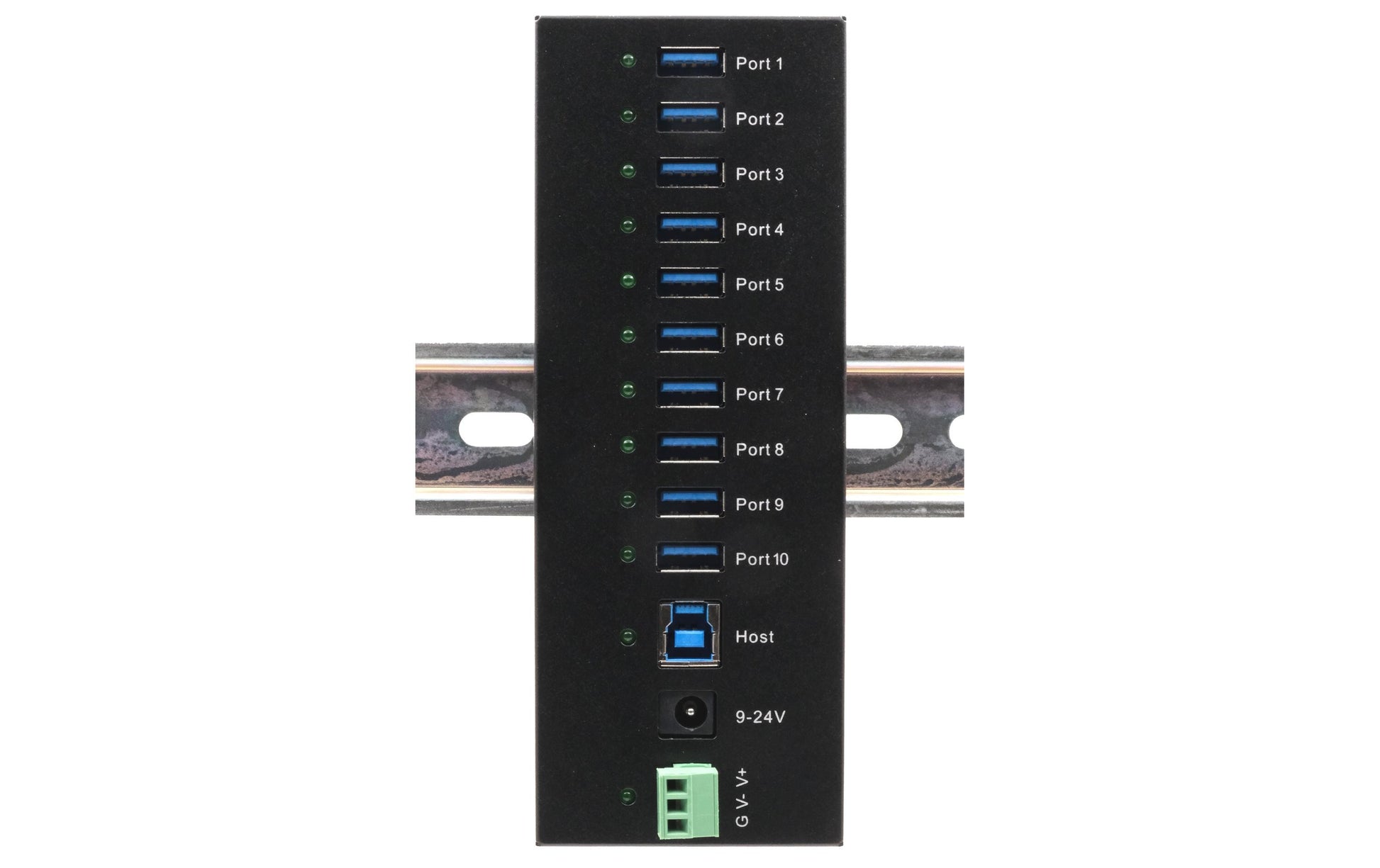 EXSYS EX-11230HMS USB-Hub – USB 3.0, 10× USB-A