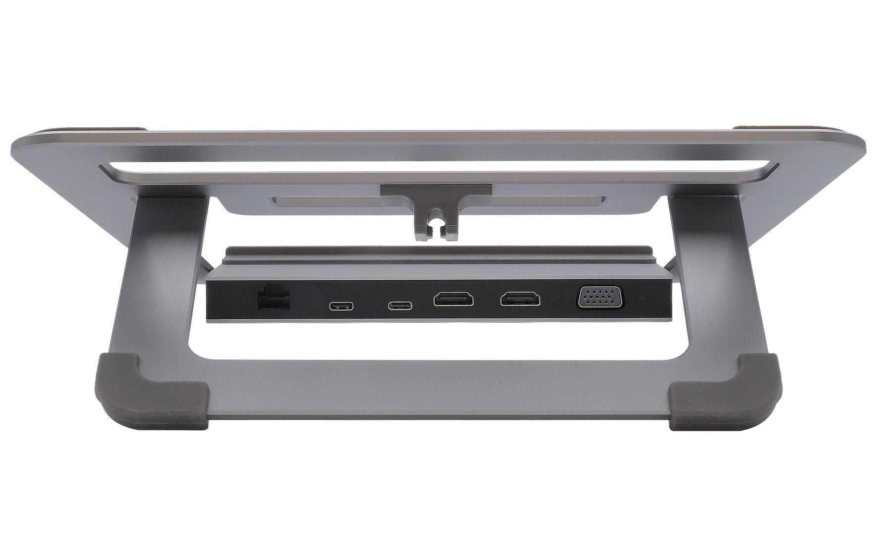EXSYS EX-1223HM Dockingstation – USB-C, 2× HDMI, 1× VGA, 4× USB-A, 2× USB-C, 100 W PD, GbE