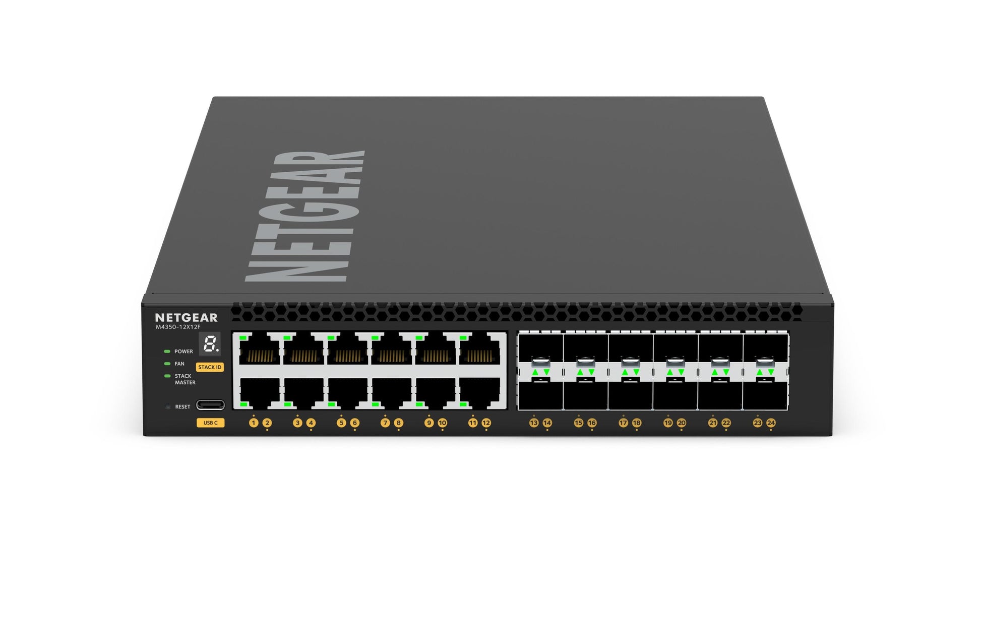 NETGEAR M4350-12X12F – Managed Switch – 12×10G RJ45, 12×10G SFP+, L3, 1U