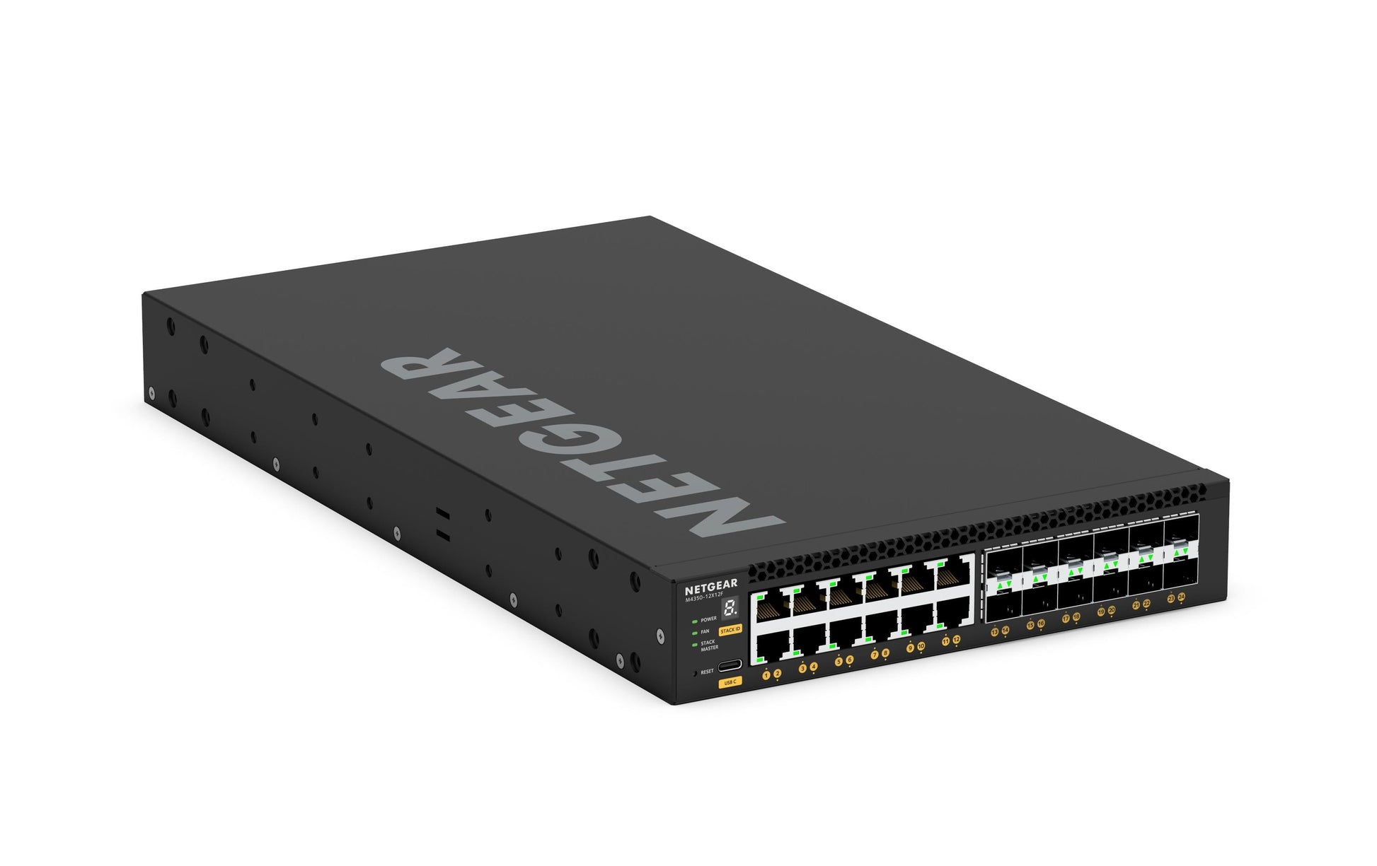 NETGEAR M4350-12X12F – Managed Switch – 12×10G RJ45, 12×10G SFP+, L3, 1U