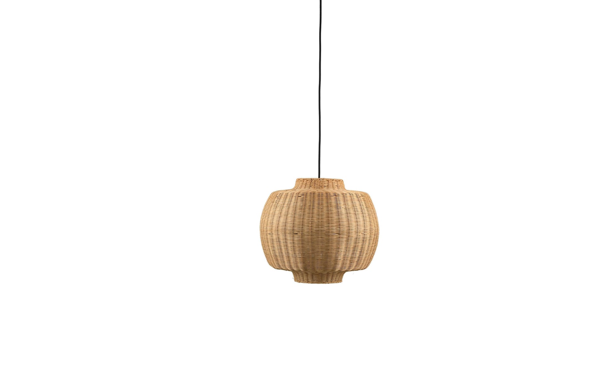 Villa Collection Pendelleuchte Vilna – E27, 40 W, Ø 40 cm, H 35 cm – Natur