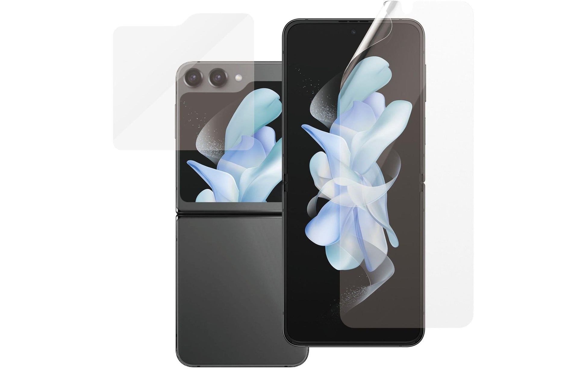 PanzerGlass Displayschutzfolie – für Samsung Galaxy Z Flip5 – Ultra-Weit Passform, Kratzresistent, Fettabweisend