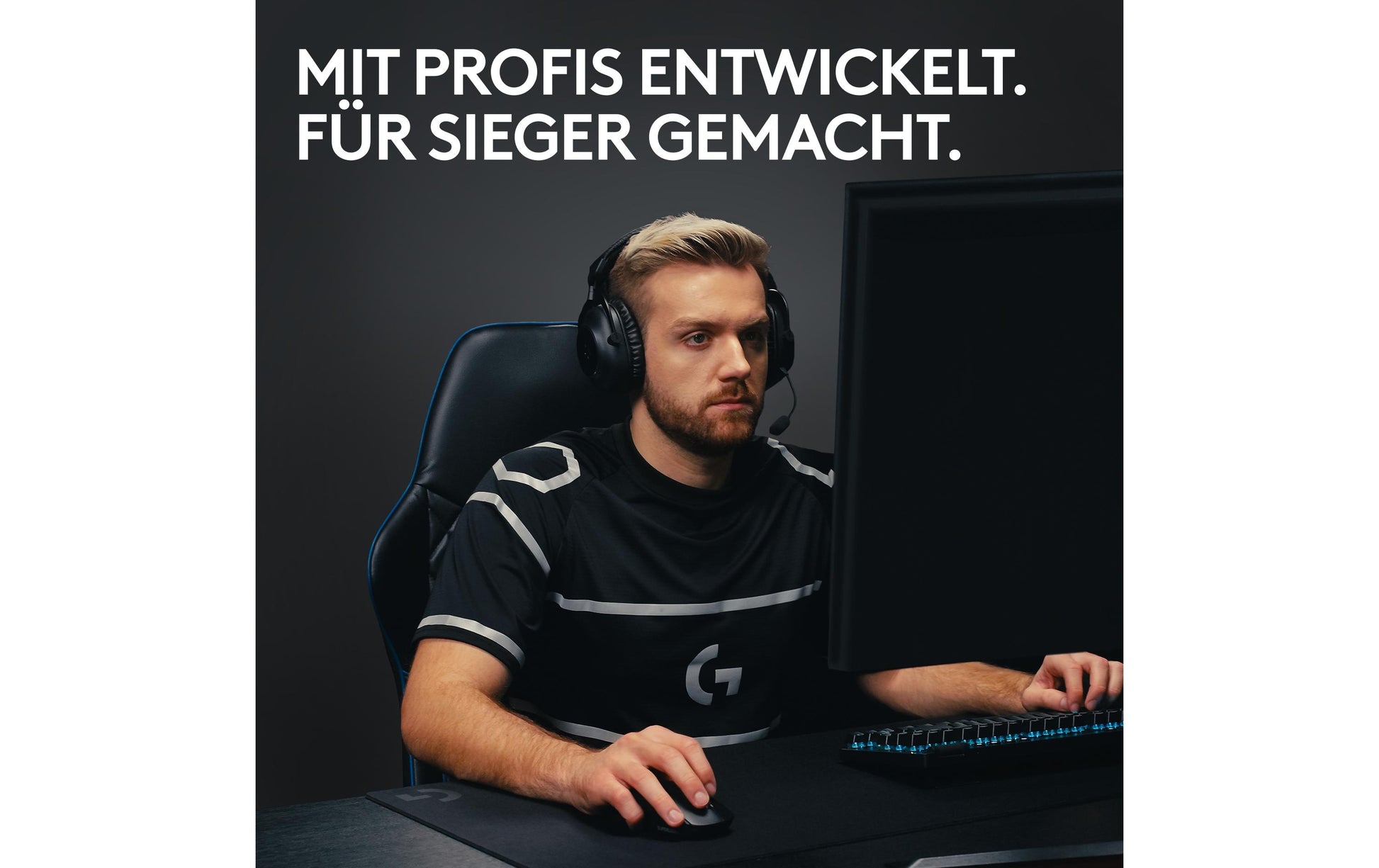 Logitech G PRO X SUPERLIGHT 2 – Gaming-Maus – Kabellos (2,4 GHz), 32000 DPI, Rechts, Schwarz