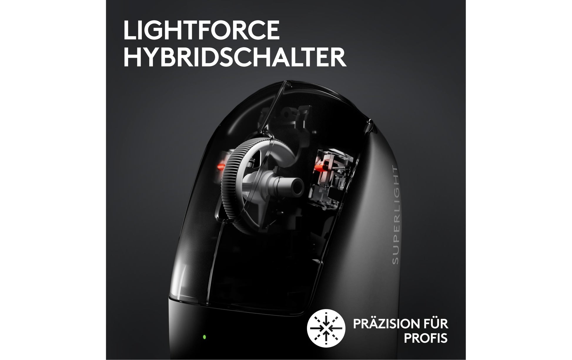 Logitech G PRO X SUPERLIGHT 2 – Gaming-Maus – Kabellos (2,4 GHz), 32000 DPI, Rechts, Weiss