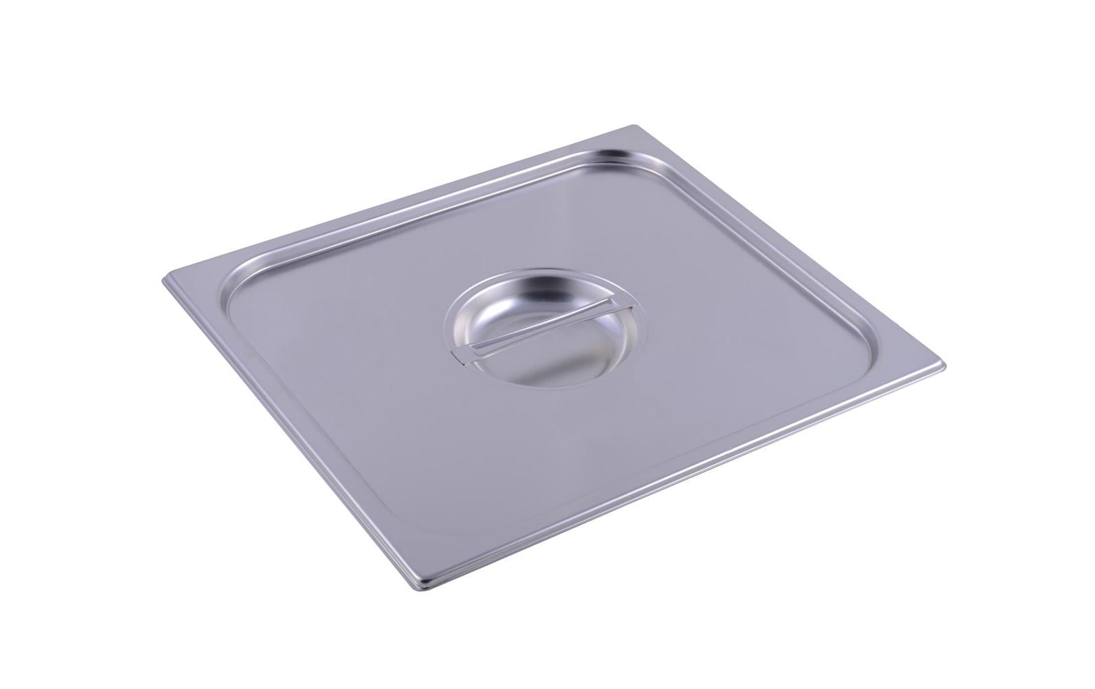 Inox GN-Deckel 2/3, 32,5 × 35,4 × 2 cm, Edelstahl