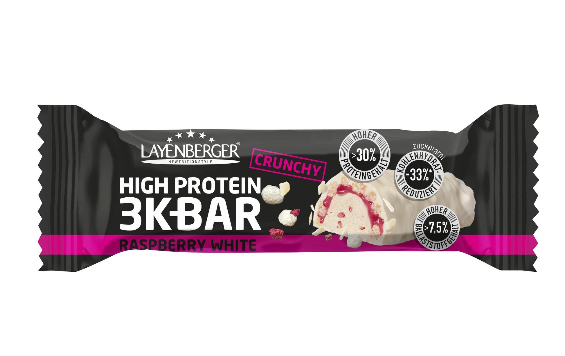 Layenberger Nutrition Group Layenberger Protein-Riegel Crunchy – Himbeere – 45 g
