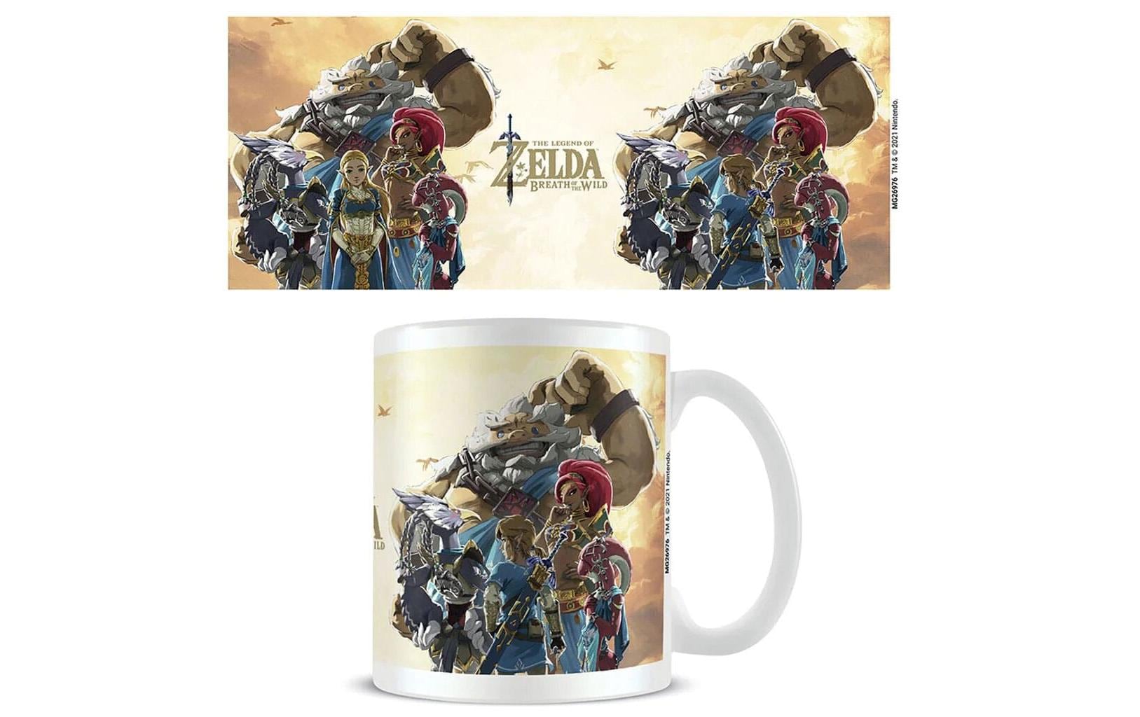 PYRAMID Tasse BotW Champions Sunset – 315 ml, Keramik, Mehrfarbig, spülmaschinenfest, mikrowellengeeignet