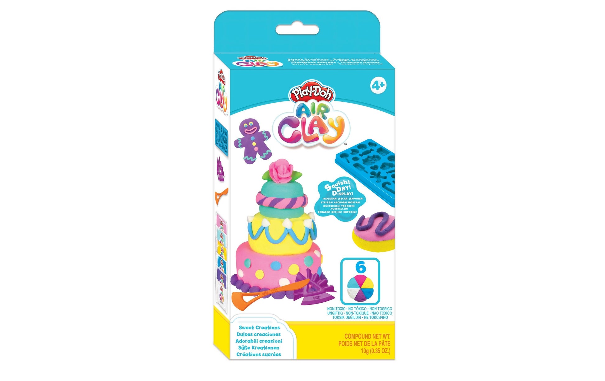 Hasbro Play-Doh Air Clay – Modelliermasse-Set (lufthärtend) – Süsse Kreationen – Mehrfarbig – ab 4 Jahren