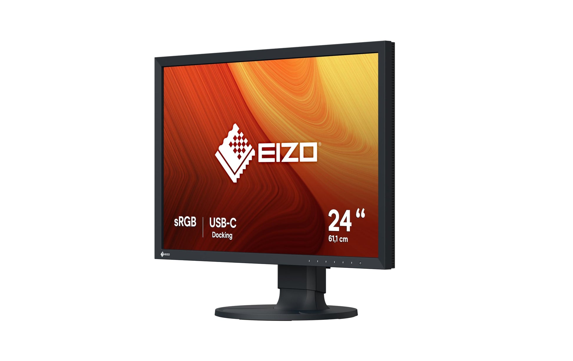 EIZO ColorEdge CS2400R – Monitor, 24,1" 1920 × 1200 (WUXGA), IPS, 60 Hz, 300 cd/m², VESA 100 × 100, Schwarz