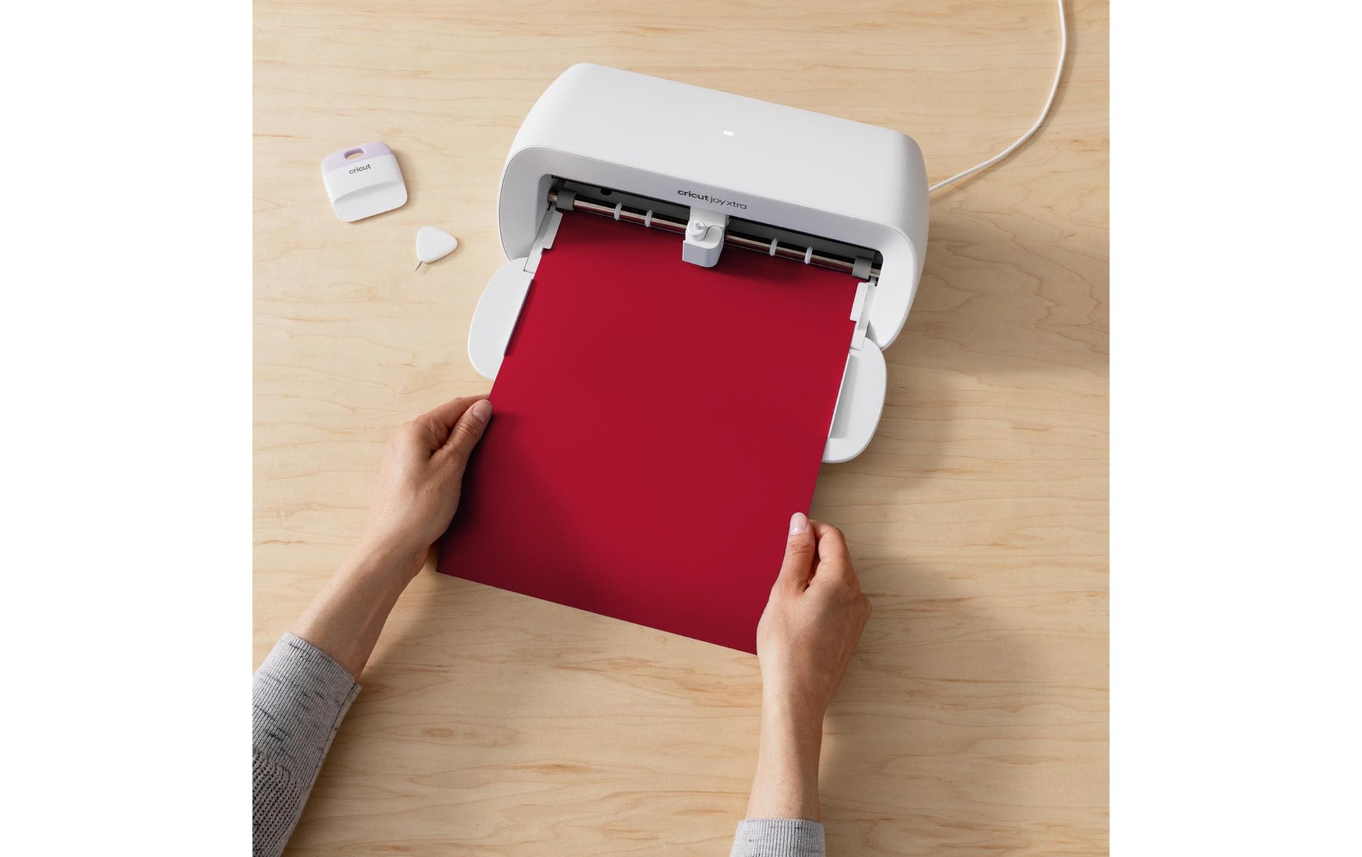 Cricut Vinylfolie matt – Rot – 24,1 × 91,4 cm – für Joy Xtra Schneideplotter