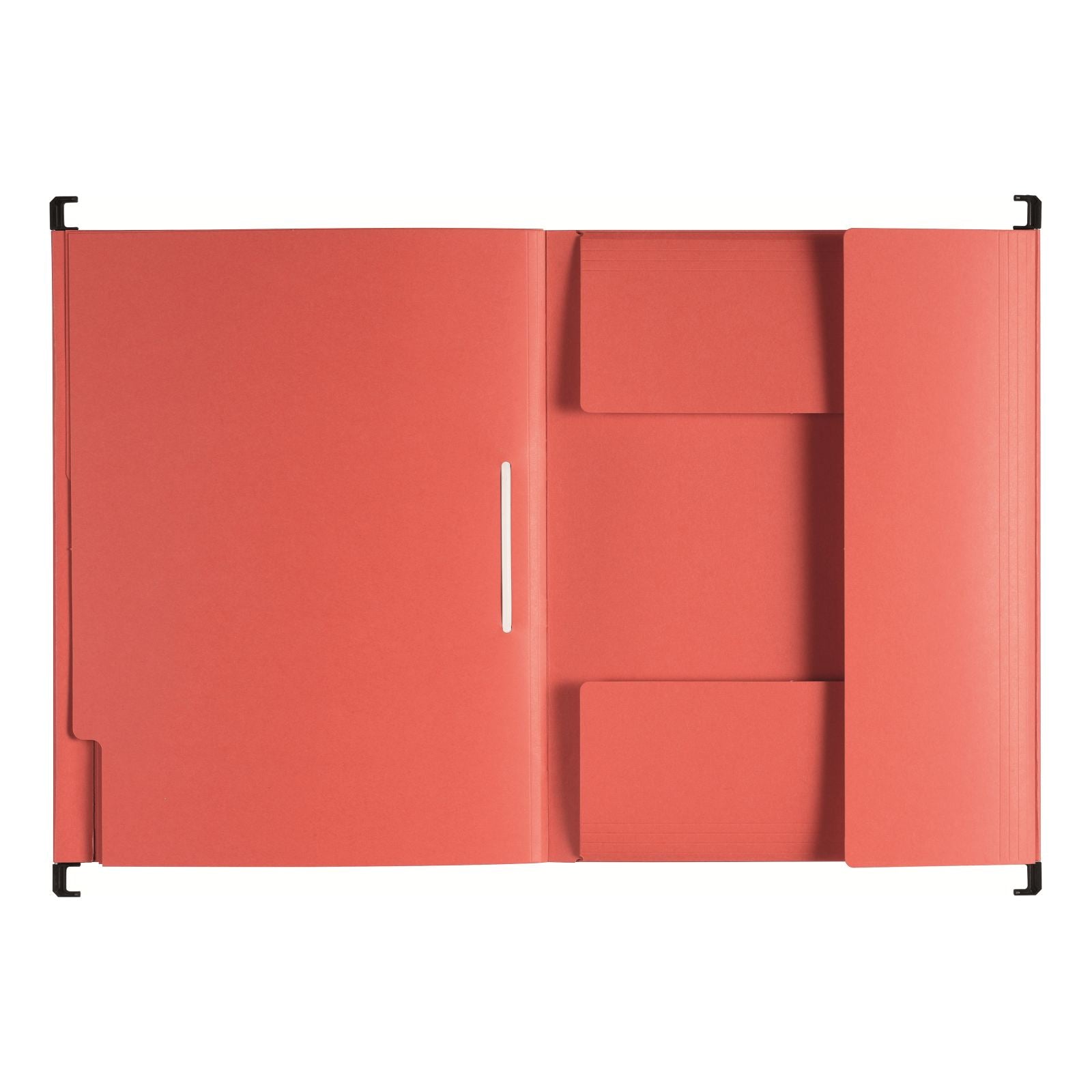 Pagna Hängeordner für A4 – Karton, Rot, 345 × 245 mm, mit Vordruck