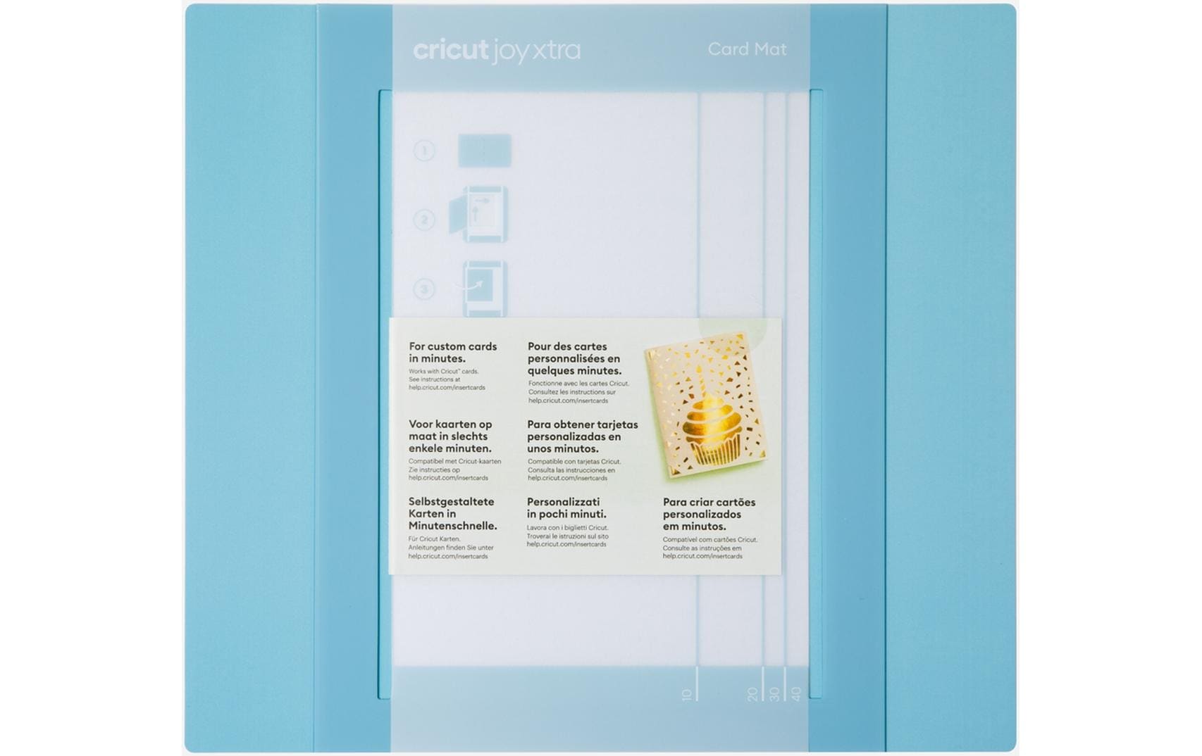 Cricut Schneidematte – für Joy Xtra, 120×168 mm, normal klebend, Blau