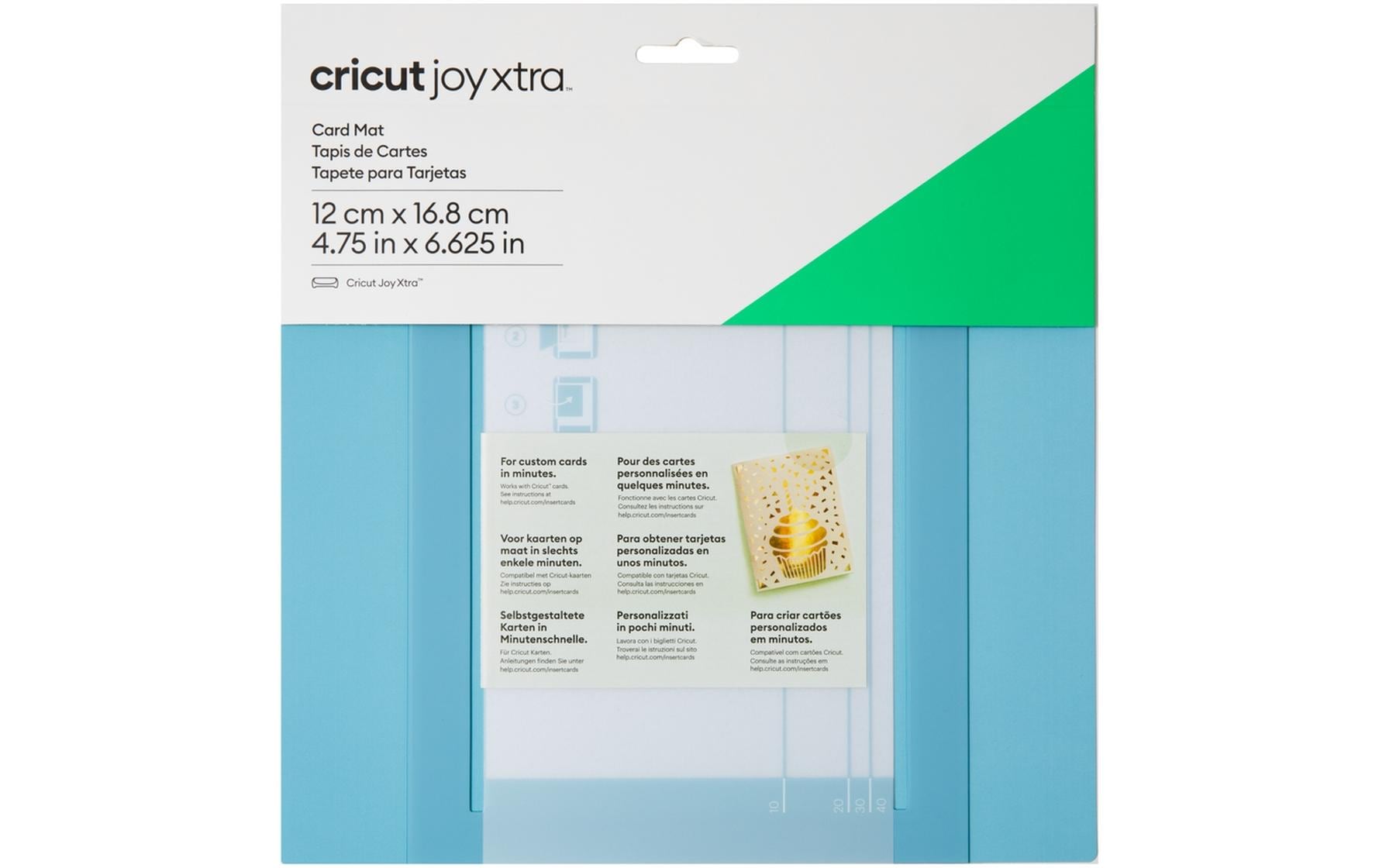 Cricut Schneidematte – für Joy Xtra, 120×168 mm, normal klebend, Blau