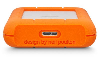 LaCie Rugged Mini Speichergerät – 4 TB, USB 3.2 Gen 1 (Micro-USB B), schockresistent