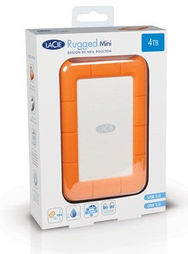 LaCie Rugged Mini Speichergerät – 4 TB, USB 3.2 Gen 1, schockresistent
