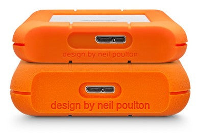 LaCie Rugged Mini Speichergerät – 4 TB, USB 3.2 Gen 1 (Micro-USB B), schockresistent