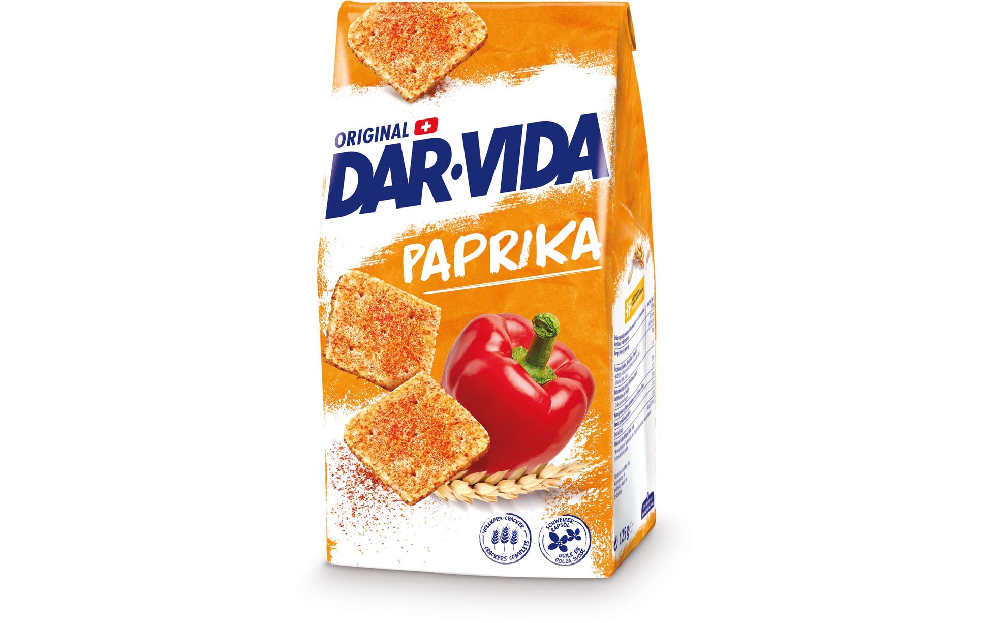 DAR-VIDA Cracker – Paprika – 125 g