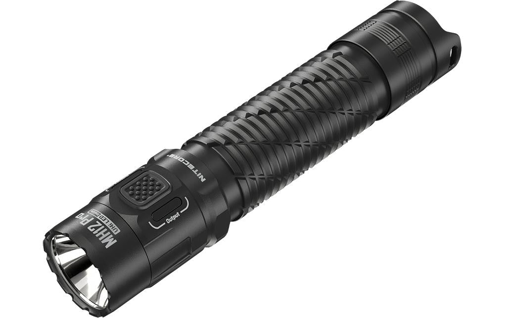 Nitecore Taschenlampe MH12 Pro – 3300 lm, 505 m, IP68, USB, Akku 5300 mAh – Schwarz