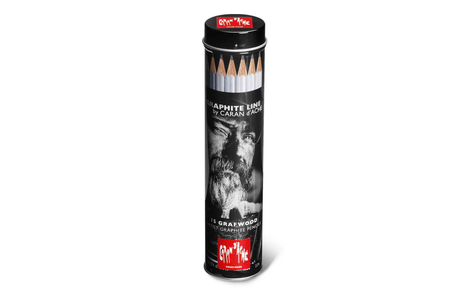 Caran d-Ache Caran d’Ache Graphite Line Bleistift, farbig sortiert – 15er-Set