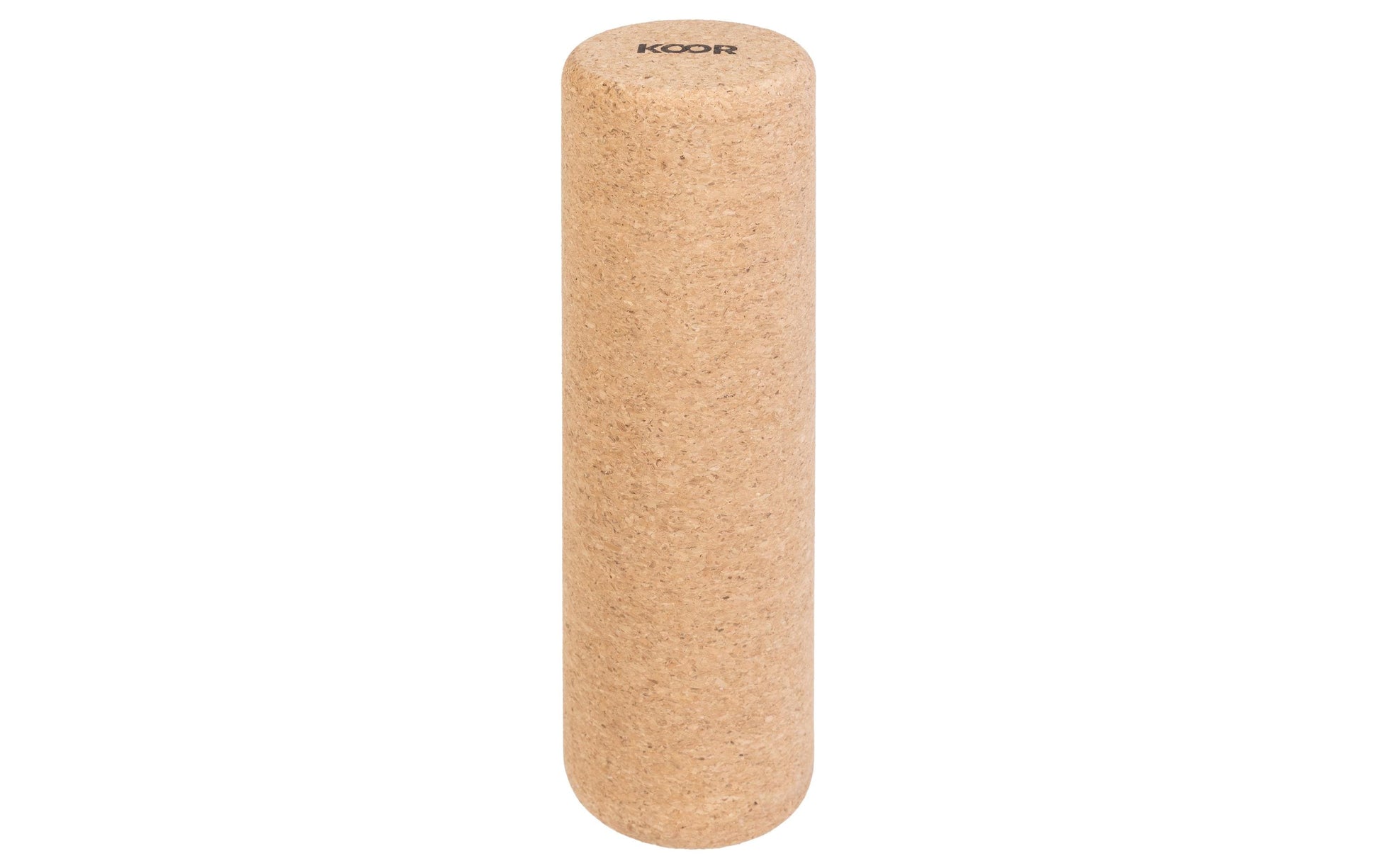 KOOR Faszienrolle – Ø 10 cm × 30 cm – Holz – Kork