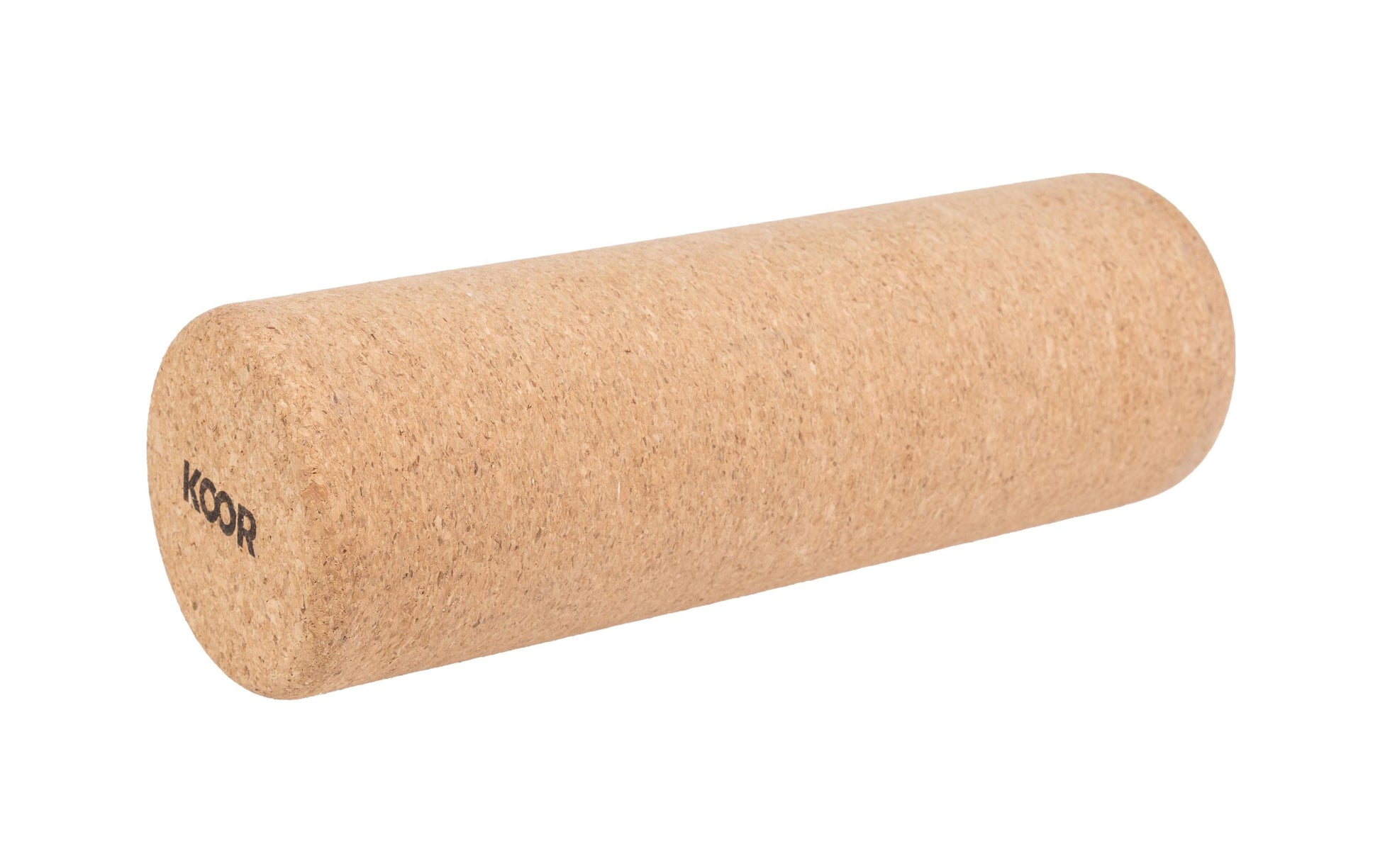 KOOR Faszienrolle – Ø 10 cm × 30 cm – Holz – Kork