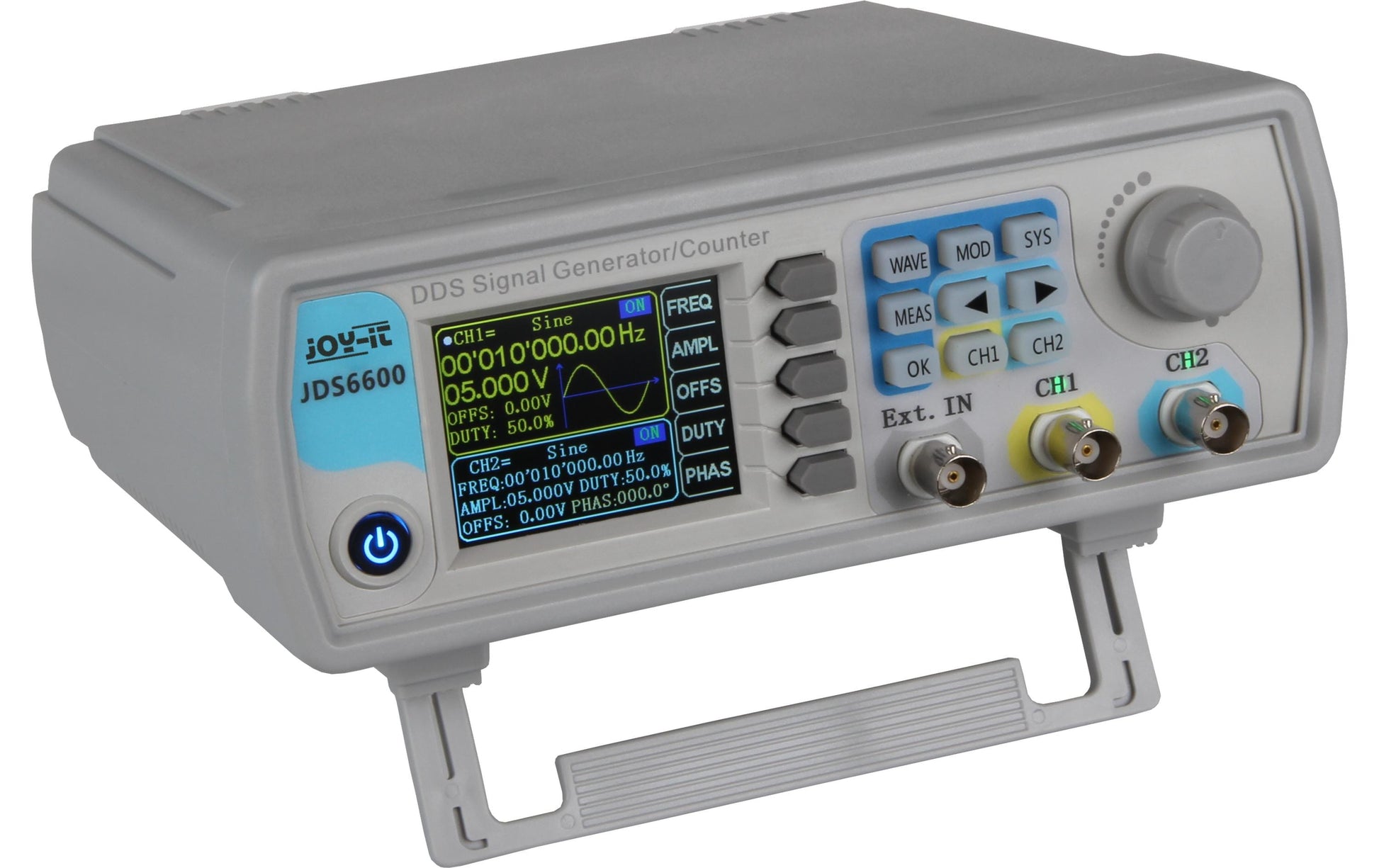 Joy-iT JDS6600 – Signalgenerator – 2 Kanal, 0–60 MHz