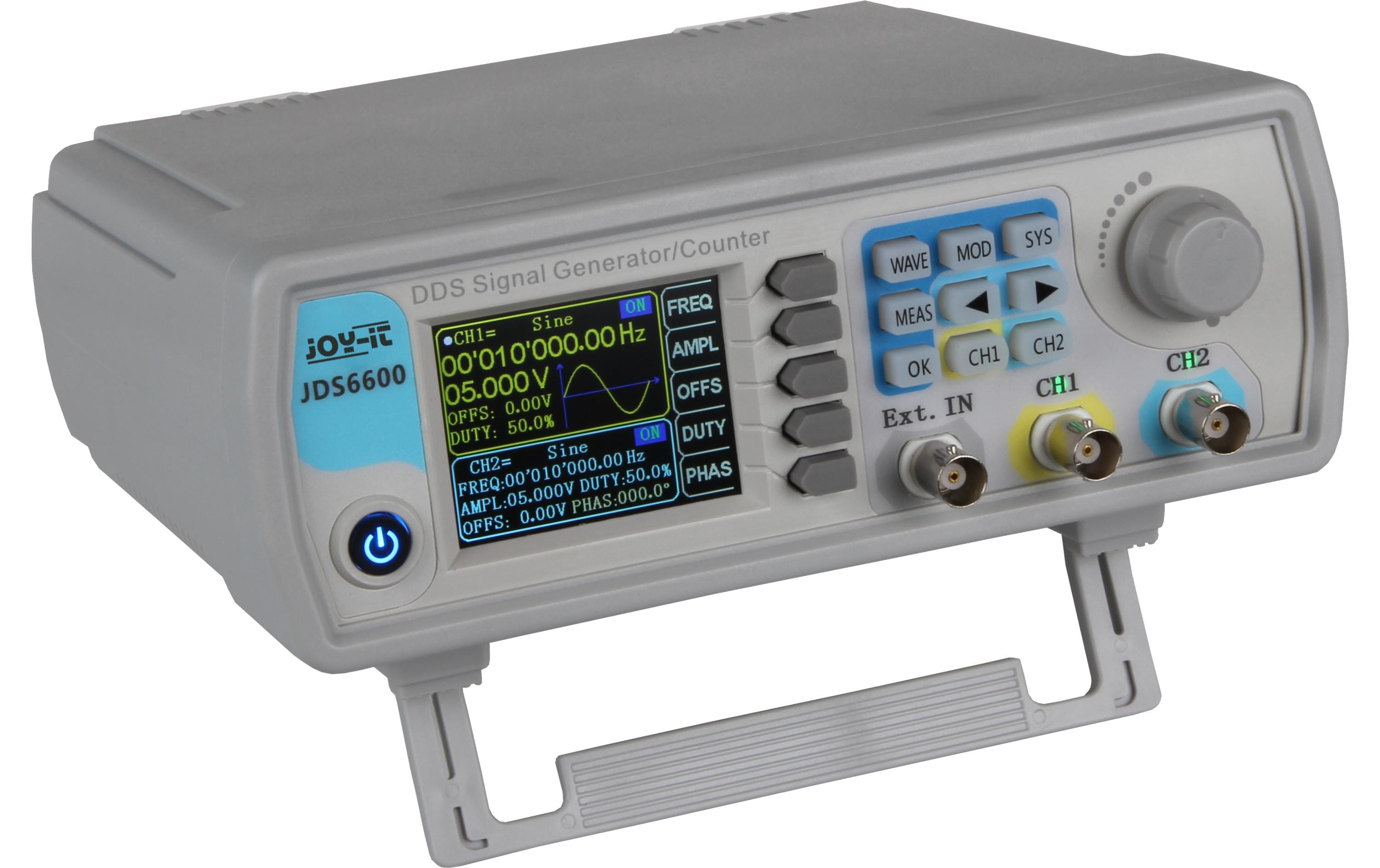 Joy-iT JDS6600 – Signalgenerator – 2 Kanal, 0–60 MHz