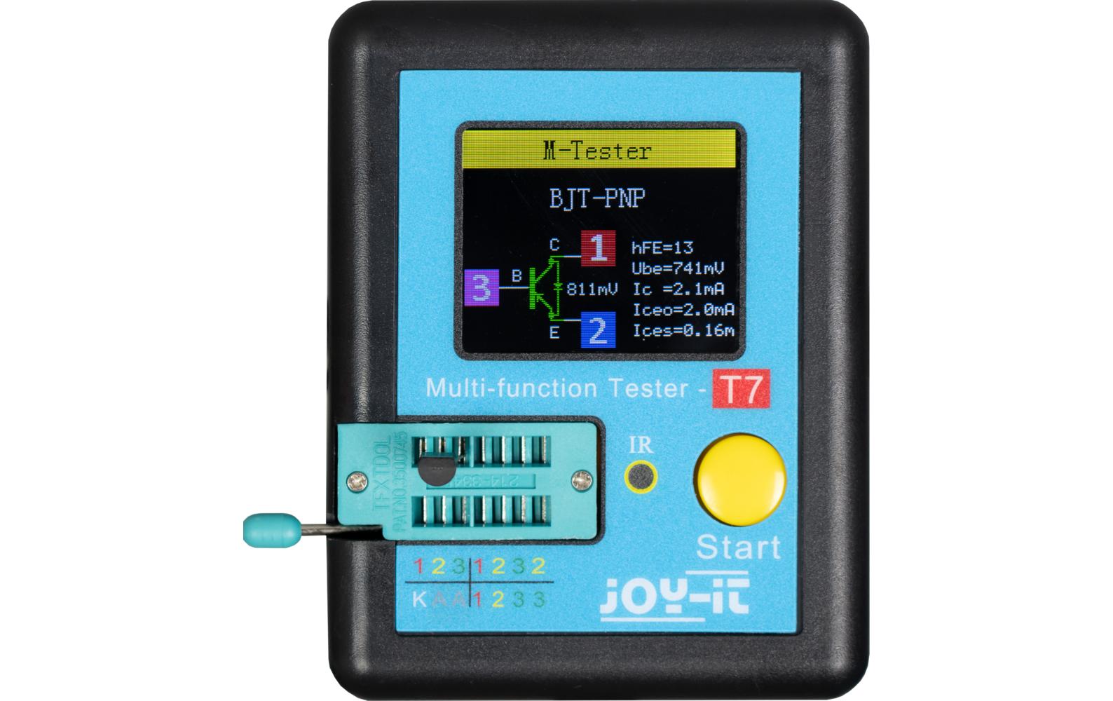 Joy-iT JT-LCR-T7 – Multimeter – Kapazität 0,025–100000000 nF, Widerstand 0,01–50 Ω
