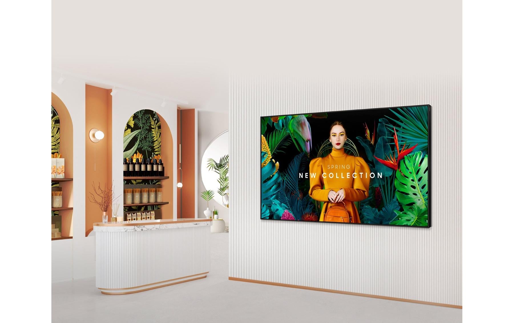 Samsung QH55C – Signage-Display, 55", Ultra HD 4K, 700 cd/m², 24/7