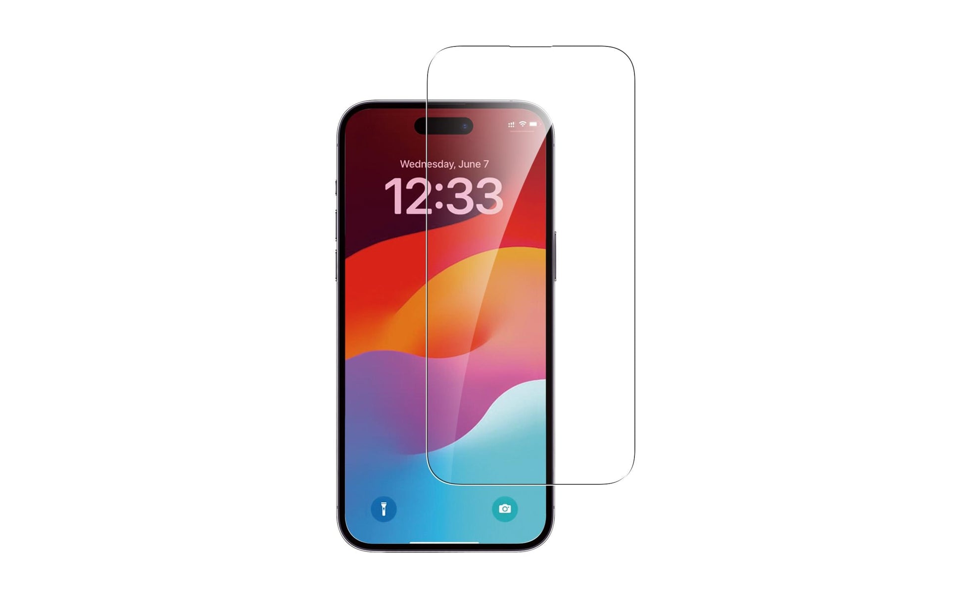4smarts Displayschutz (Panzerglas), 9H – für iPhone 15 Plus – mit Applikator
