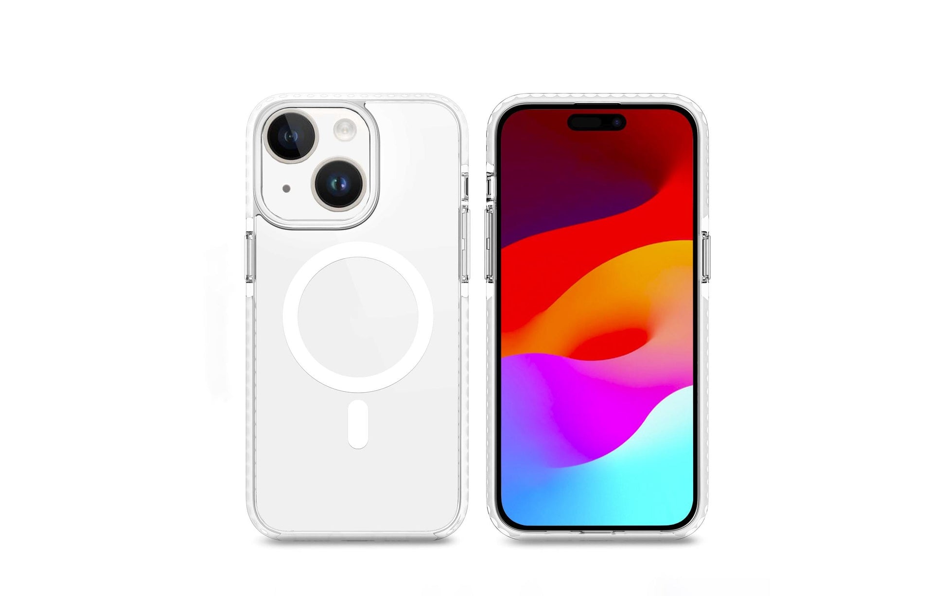 4smarts Backcover – für Apple iPhone 15 Plus, MagSafe, TPU, Transparent, bis 3 m Sturzsicher
