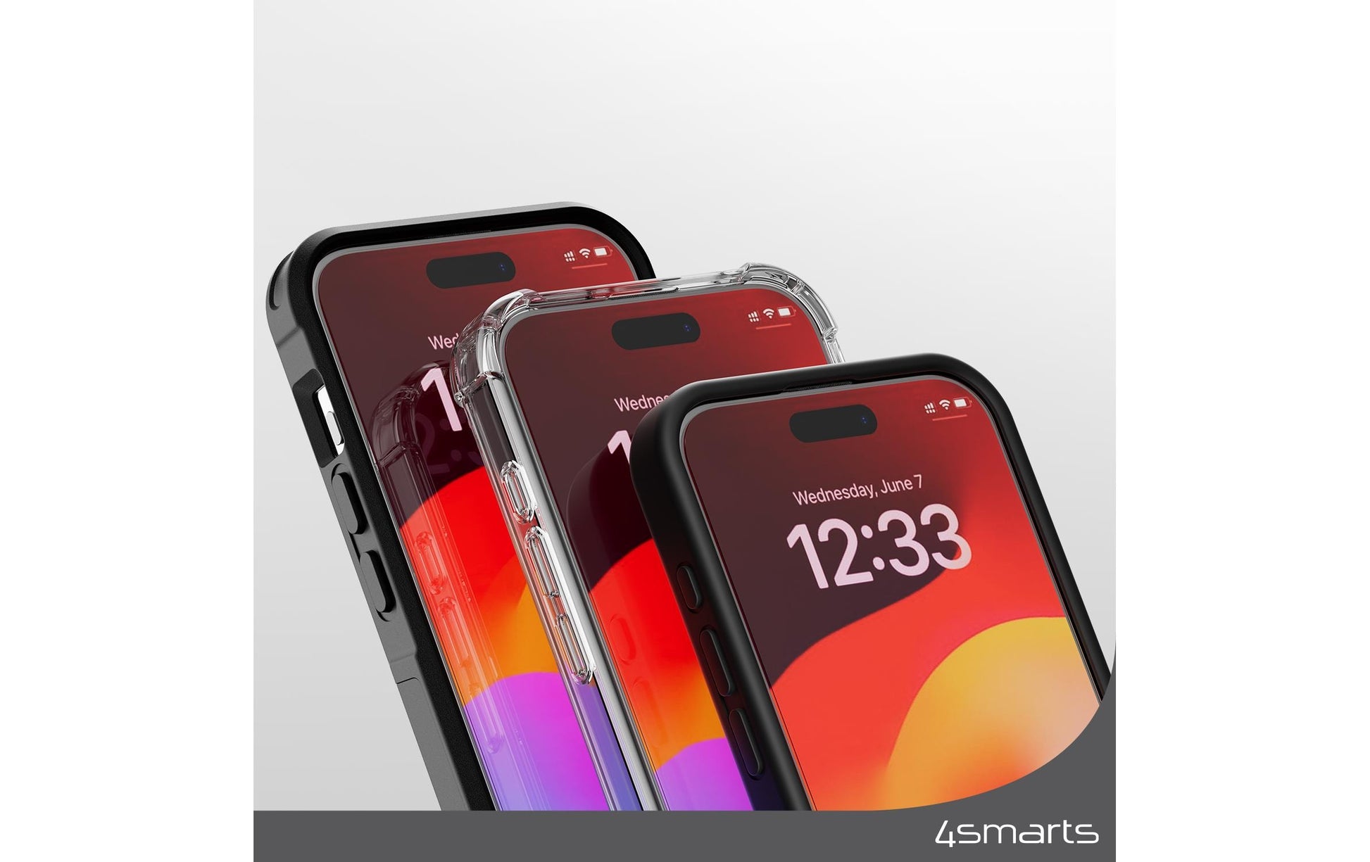 4smarts Displayschutz (Panzerglas), 9H – für iPhone 15 – mit Applikator