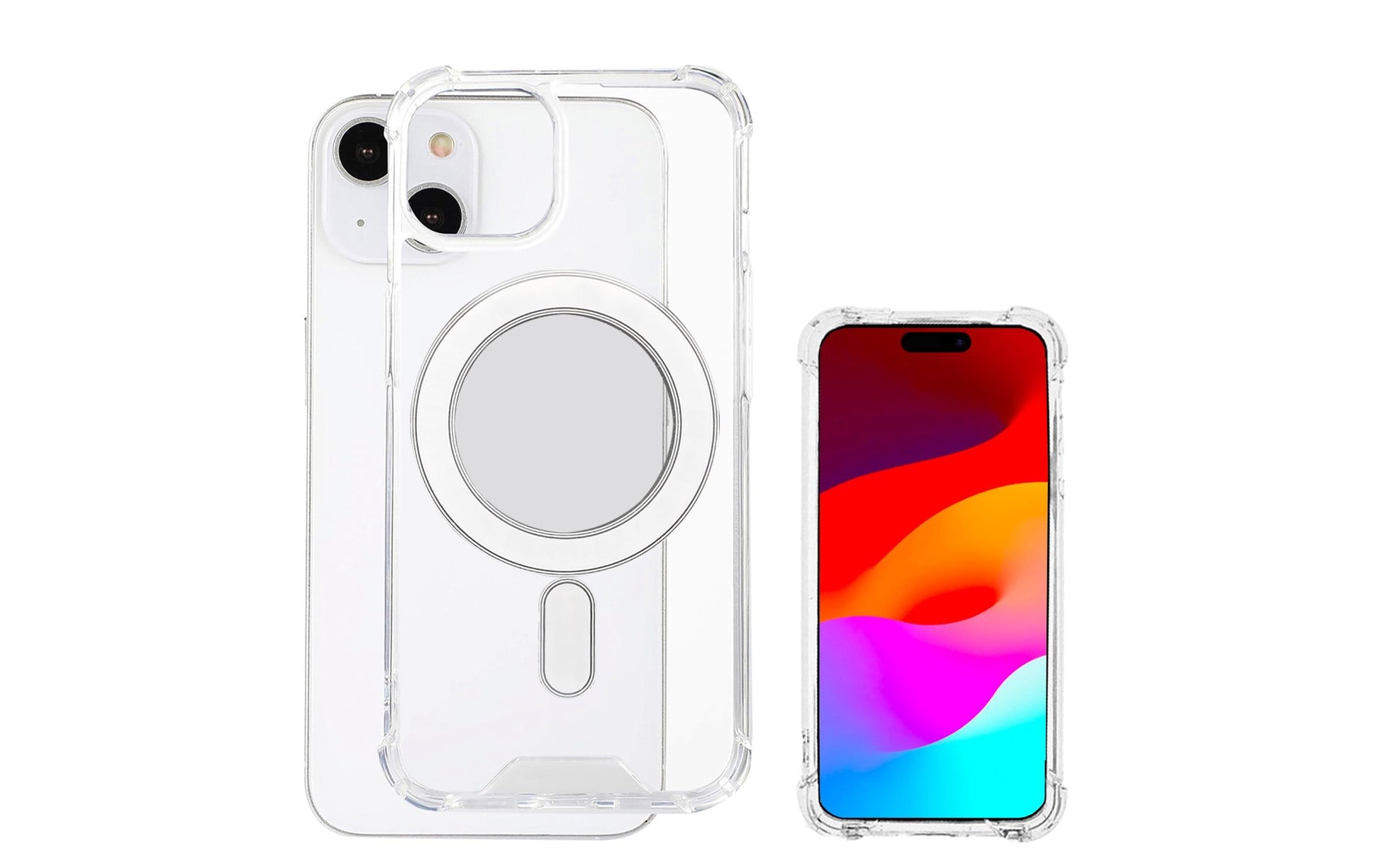 4smarts Ultimag Backcover – für Apple iPhone 15, MagSafe, TPU, Transparent