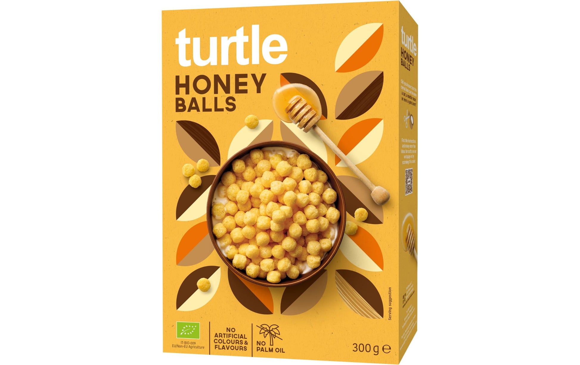 turtle Honey Balls Cornflakes – Honig, bio – 300 g