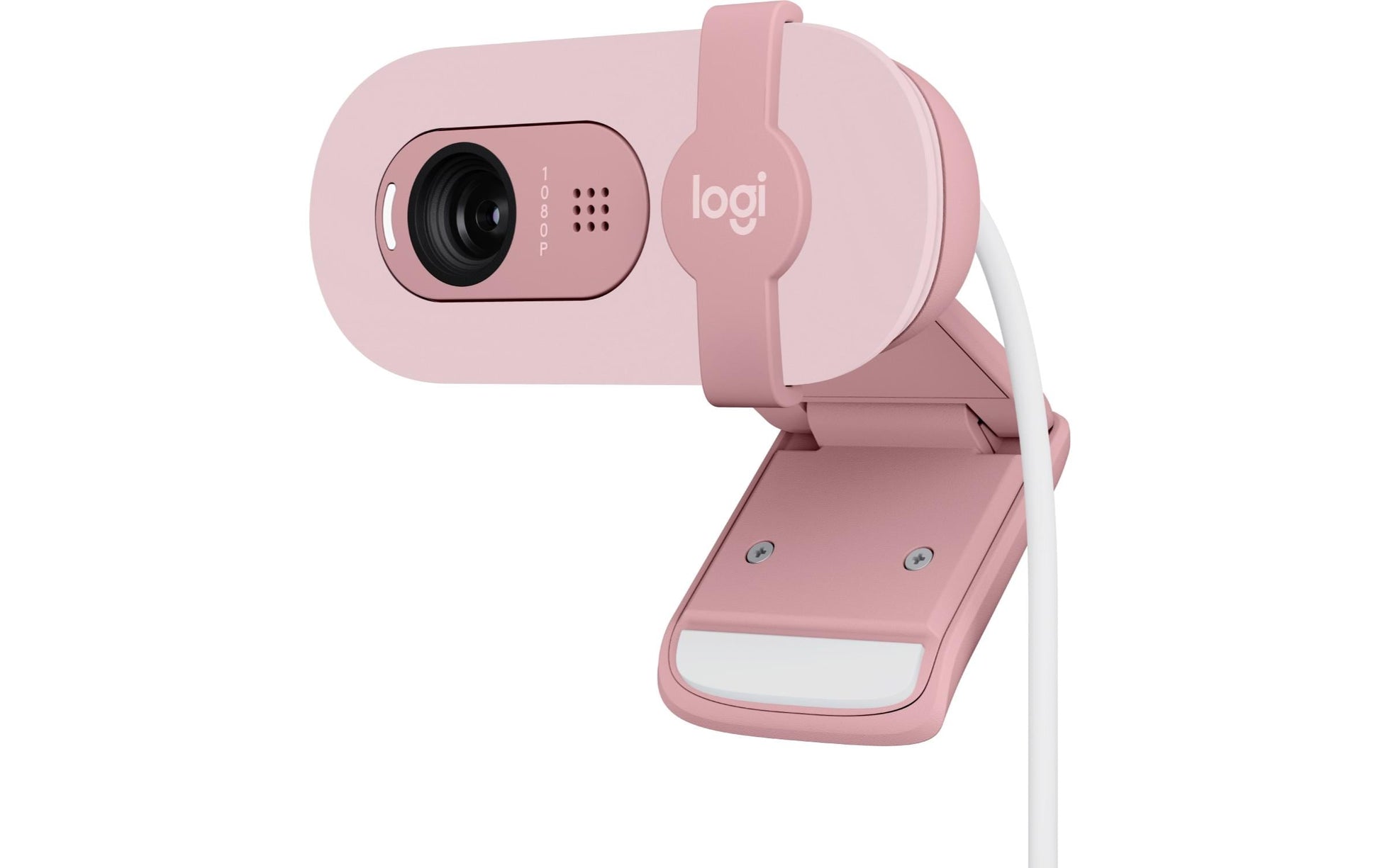Logitech Brio 100 – Webcam – Full HD 1080p, USB, Rosa