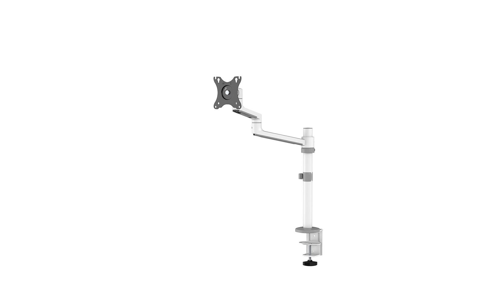 Neomounts DS60-425WH1 – Monitorarm, 1, Tischklemme, bis 27", VESA 75 × 75/100 × 100 mm, 8 kg, weiss