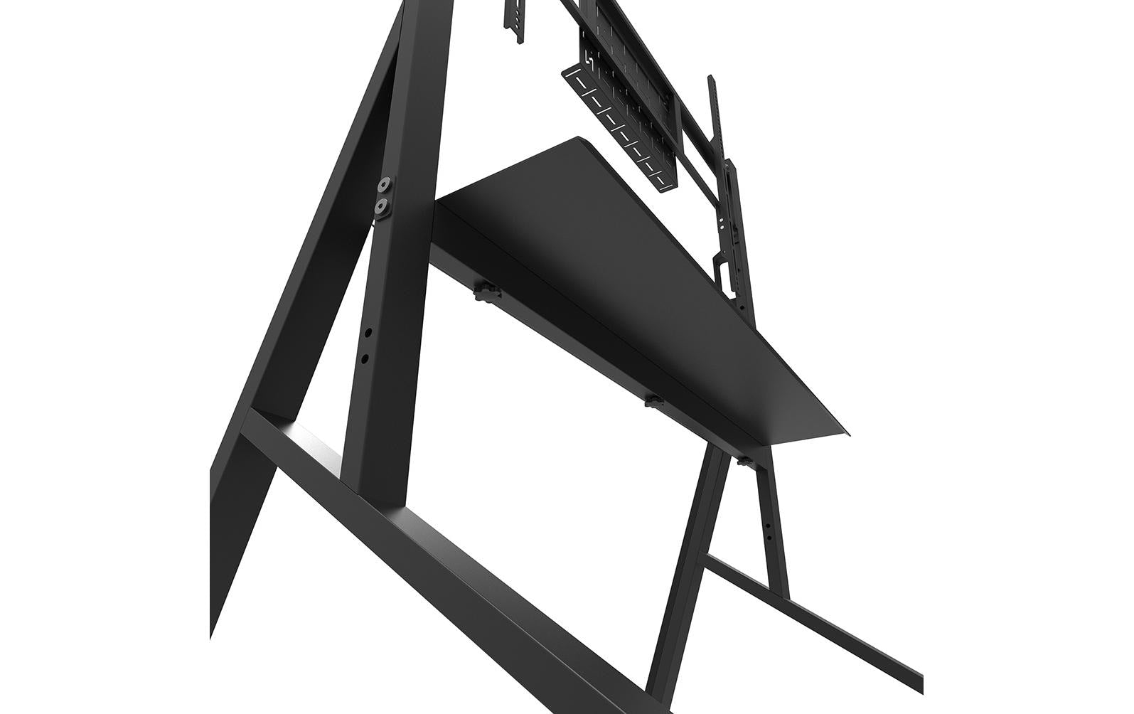 Neomounts FL50-525BL1 – Trolley, höhenverstellbar, für 55–86", VESA 100×100–900×600, bis 76 kg, schwarz