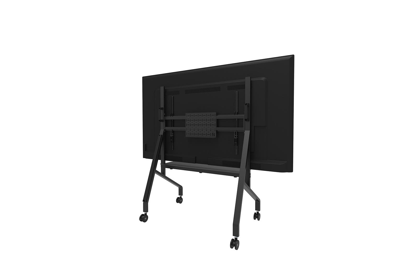 Neomounts FL50-525BL1 – Trolley, höhenverstellbar, für 55–86", VESA 100×100–900×600, bis 76 kg, schwarz