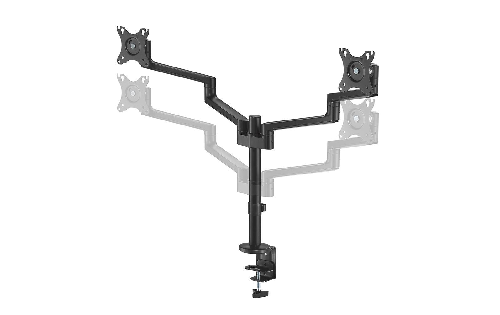 Neomounts DS60 425BL2 – Monitorarm, bis 27", Neigen/Schwenken, Drehen, Schwarz