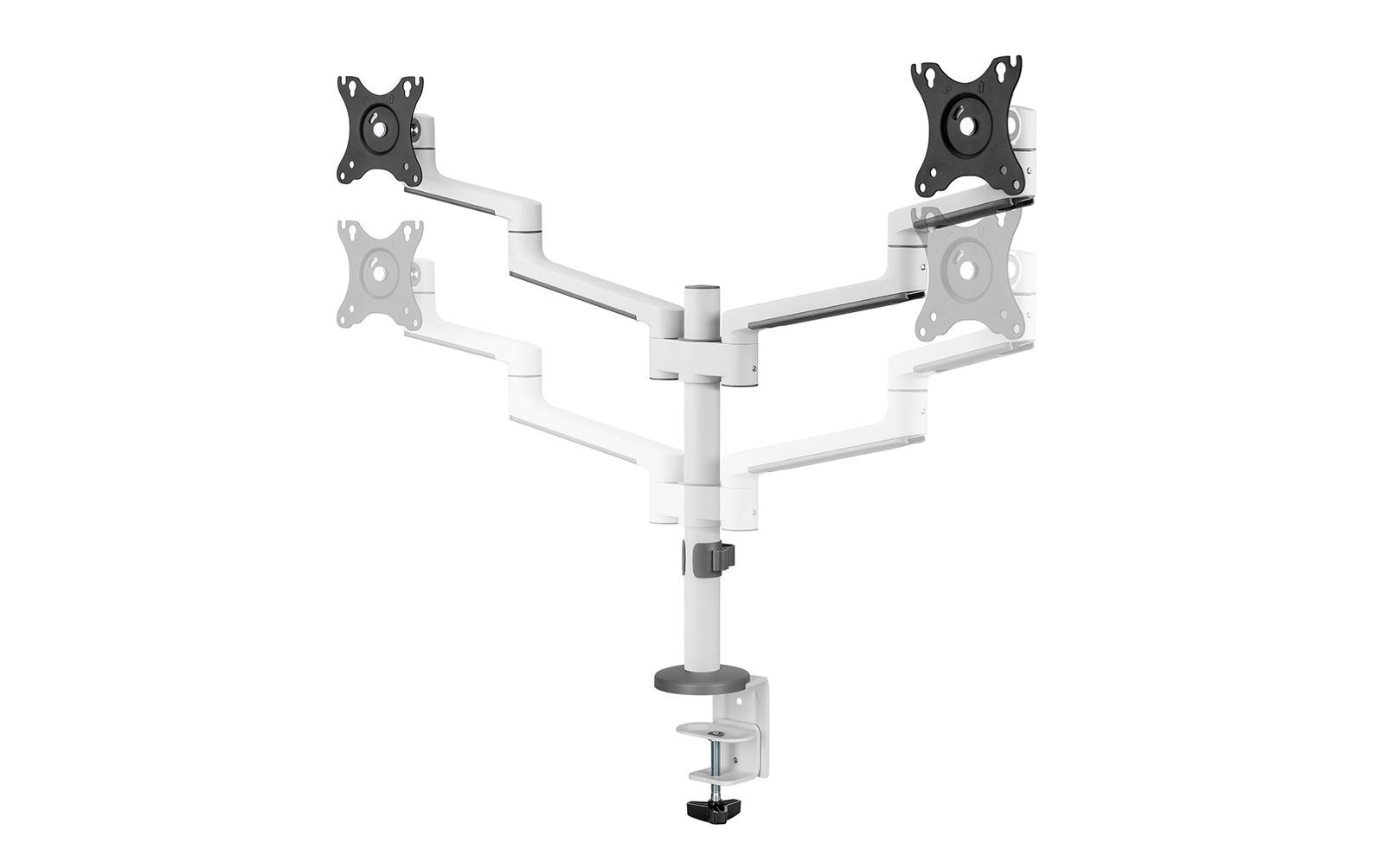 Neomounts Ds60-425Wh2 – Monitorarm – bis 27", Neigen/Schwenken, Drehen, Weiss