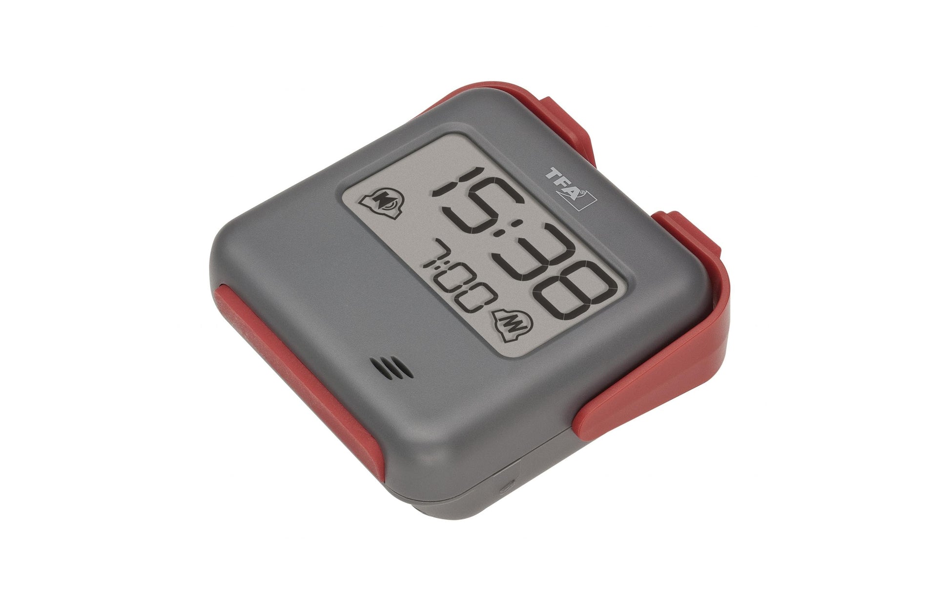 TFA-Dostmann TFA Dostmann Digitalwecker – Snooze, 7,9 × 7,4 × 2,8 cm, rot