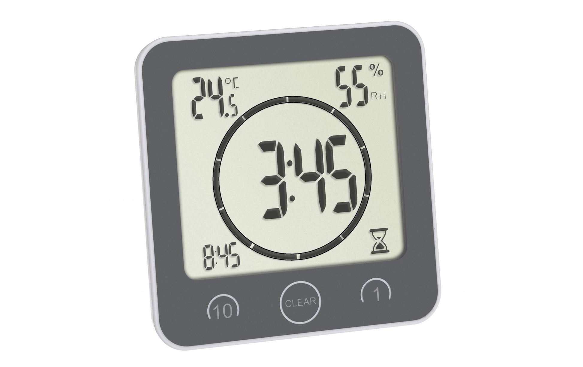 TFA-Dostmann TFA Dostmann Timer – Zeitmesser 99 Min, lautlos, 10,6 × 10,9 × 4,1 cm, weiss, Kunststoff