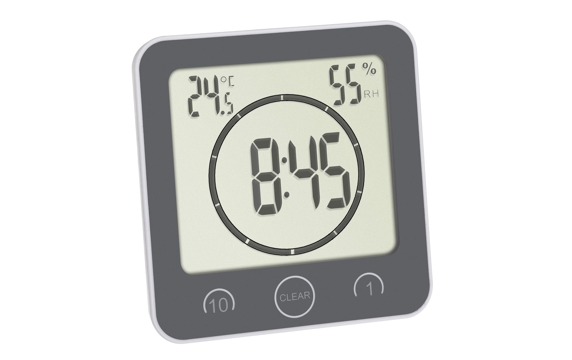 TFA-Dostmann TFA Dostmann Timer – Zeitmesser 99 Min, lautlos, 10,6 × 10,9 × 4,1 cm, weiss, Kunststoff