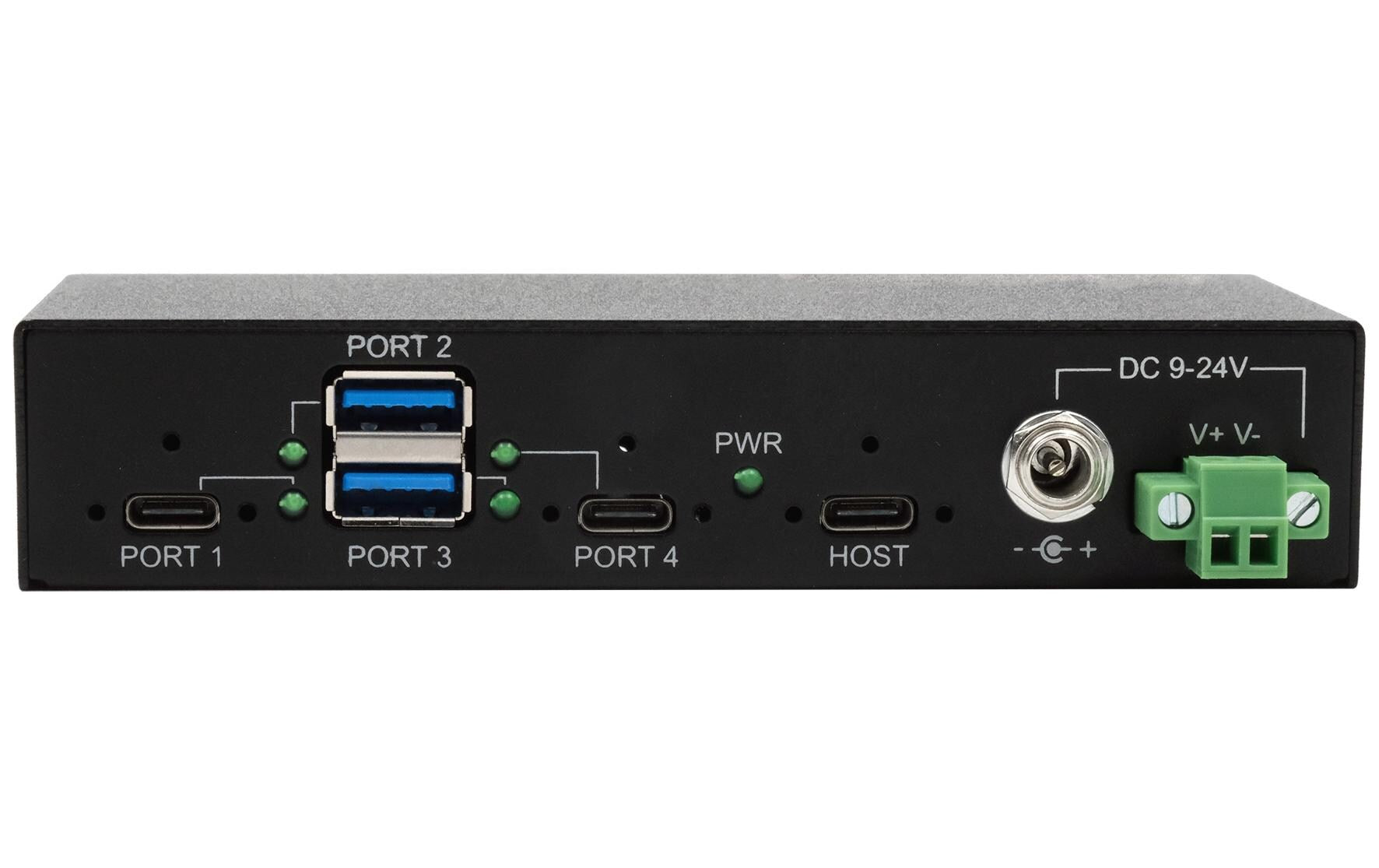 EXSYS EX-11295HMS USB-Hub – USB-C, 2× USB-A, für Windows/Mac/Linux