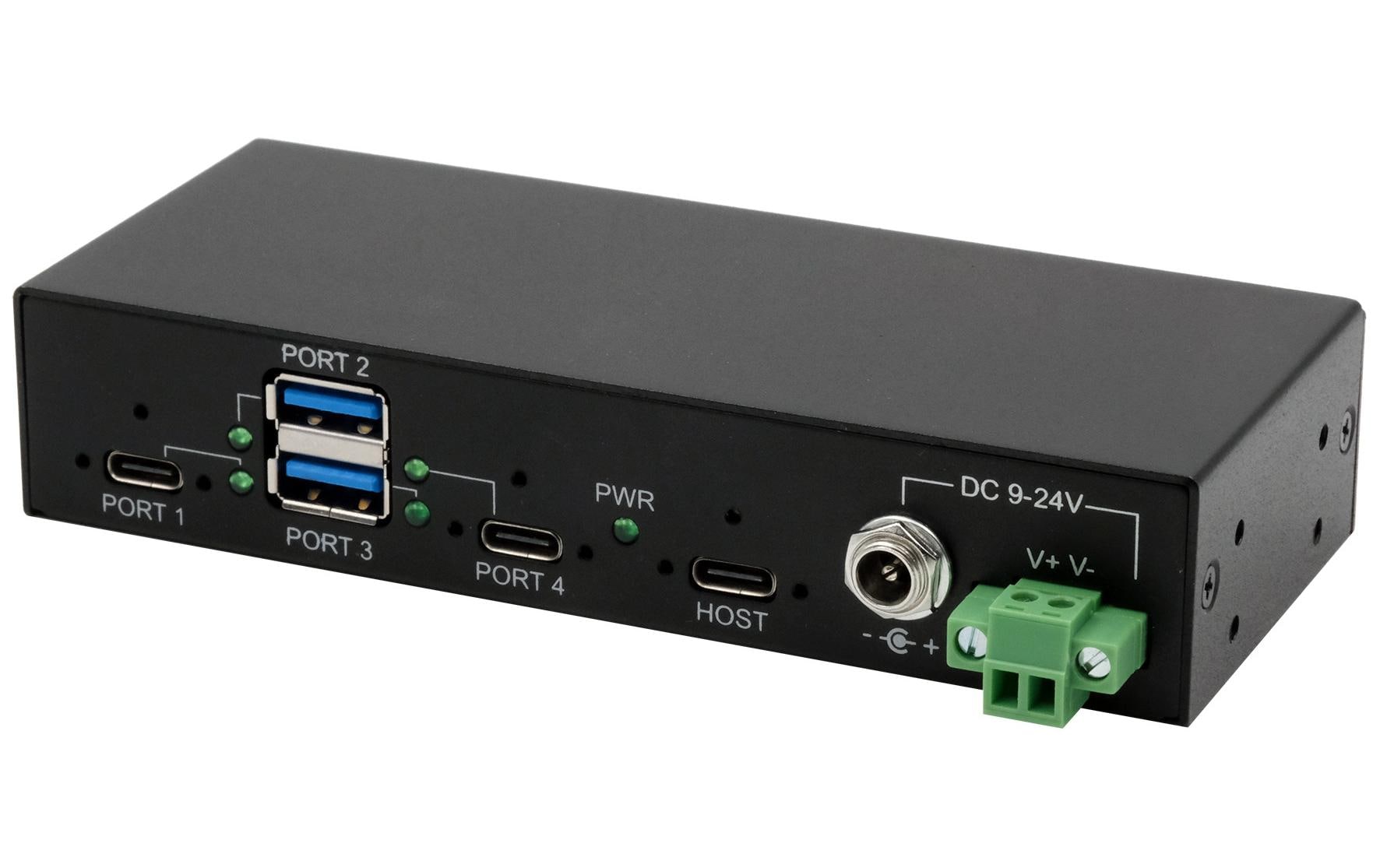 EXSYS EX-11295HMS USB-Hub – USB-C, 2× USB-A, für Windows/Mac/Linux