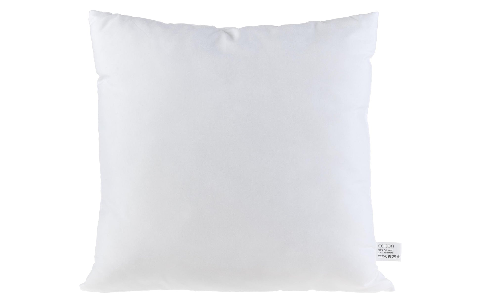 COCON Innenkissen – 50 × 50 cm, Polyesterfaser, Weiss