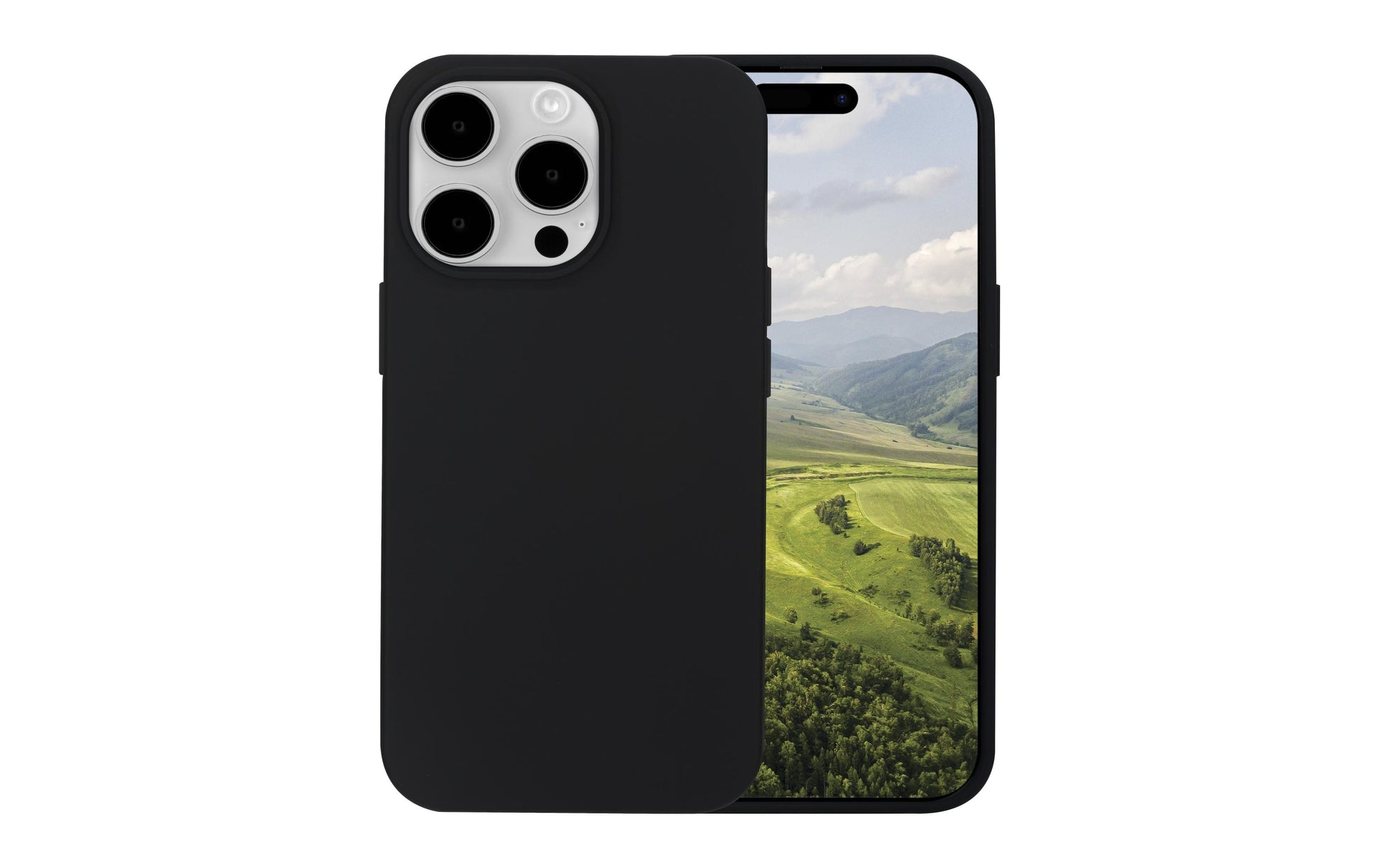 dbramante1928 Iceland D3O Backcover – für Apple iPhone 15 Pro, MagSafe, Recycling-Kunststoff, schwarz