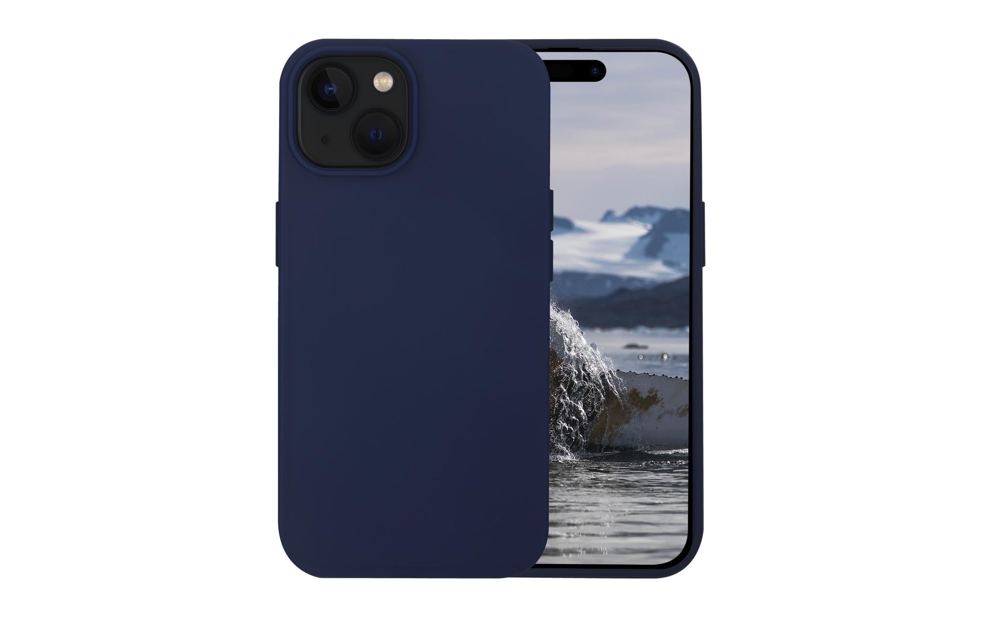 dbramante1928 Iceland D3O – Rückcover – für Apple iPhone 15/15 Plus, MagSafe, Recycling-Kunststoff, Blau