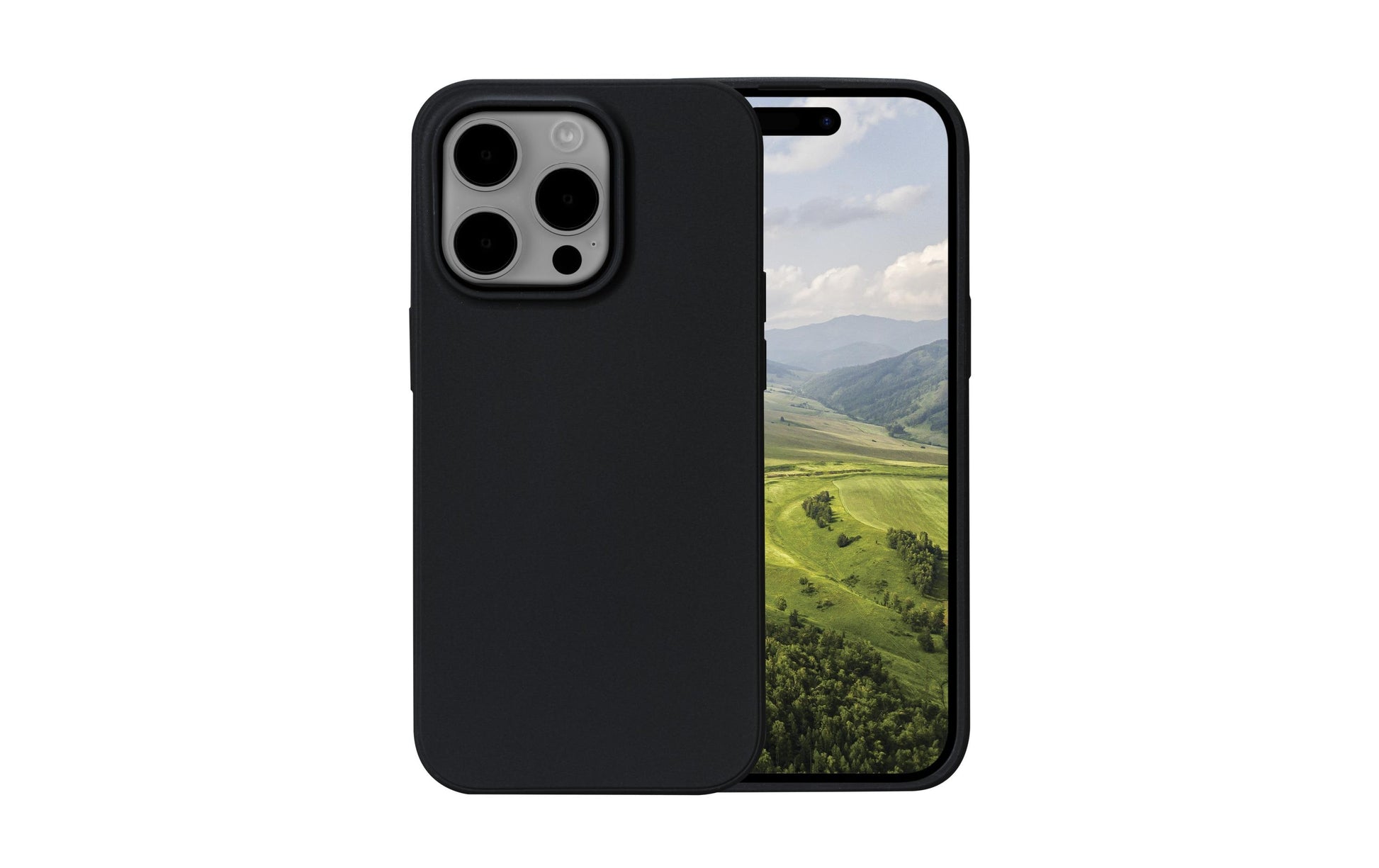 dbramante1928 Greenland Backcover – für Apple iPhone 15 Pro Max, Recycling-Kunststoff, schwarz