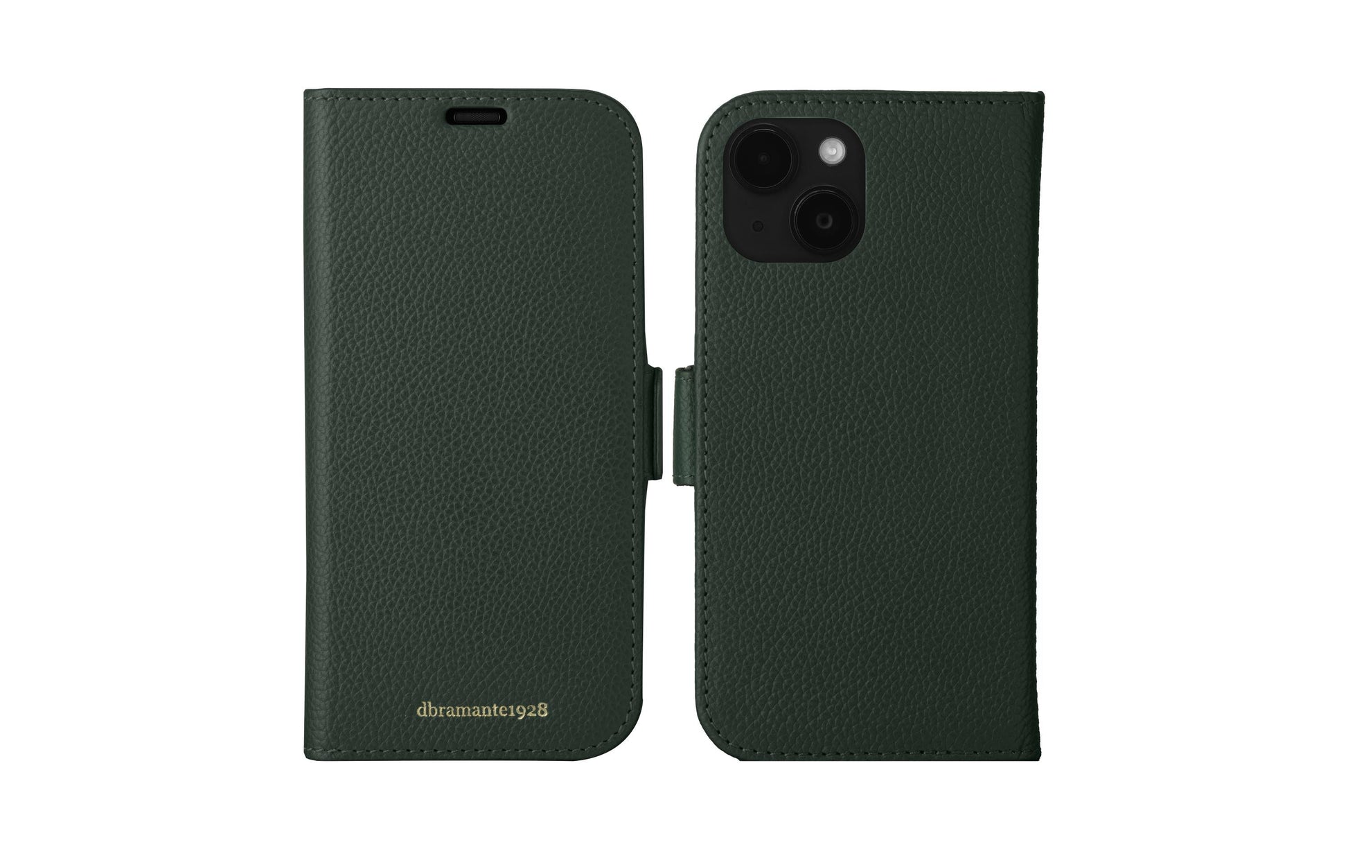 dbramante1928 New York Folio – für Apple iPhone 15, mit Kartenfach, Leder, grün